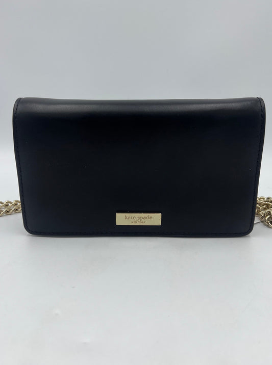 Kate Spade Leather Crossbody with Gold Chain