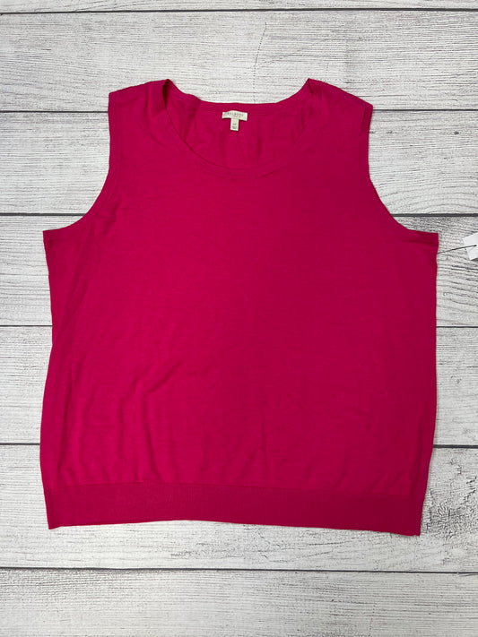 Pink Top Sleeveless Talbots, Size 2x