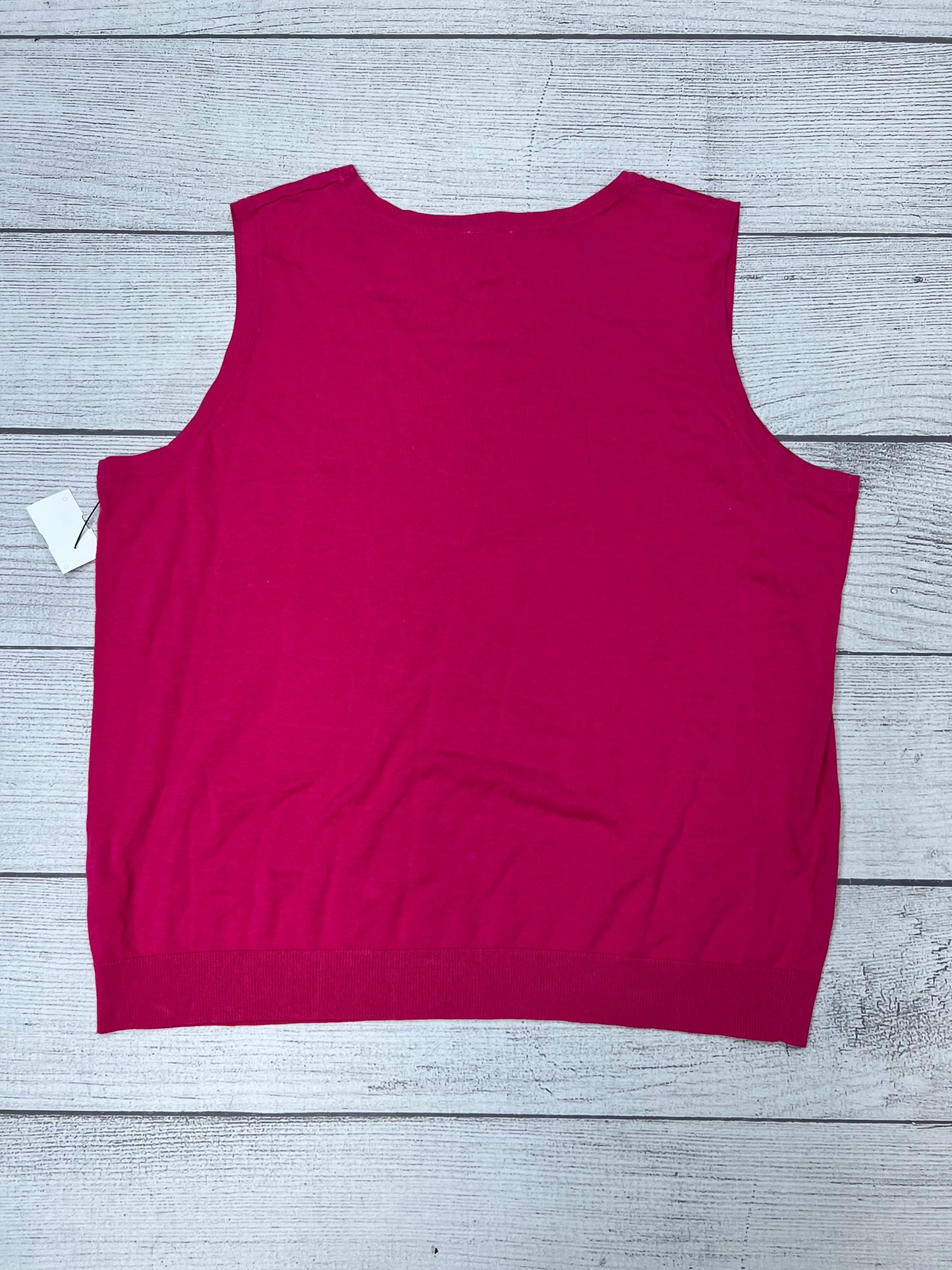 Pink Top Sleeveless Talbots, Size 2x