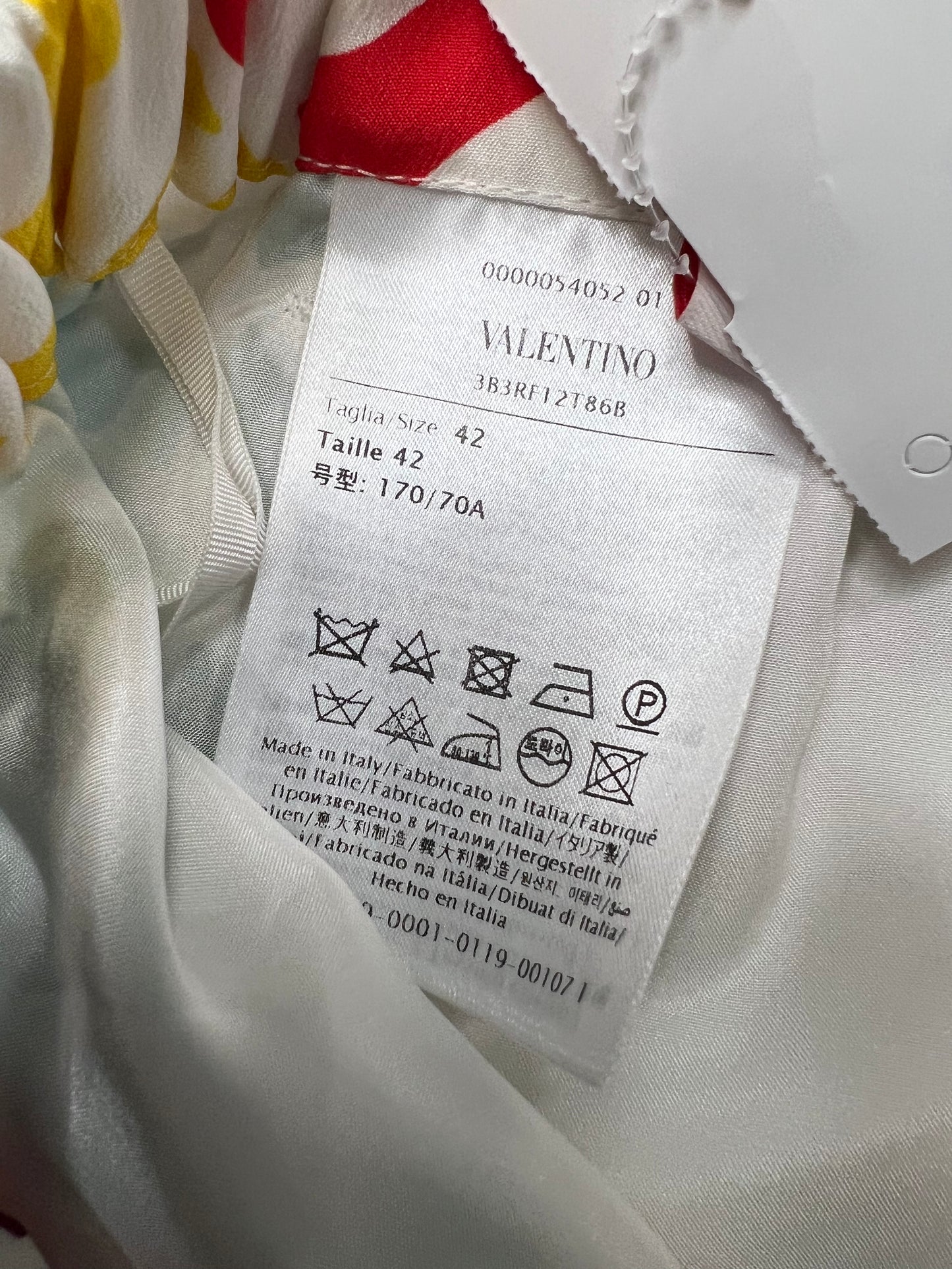 Valentino Luxury Rainbow Logo Shorts, Size: 42 / 6