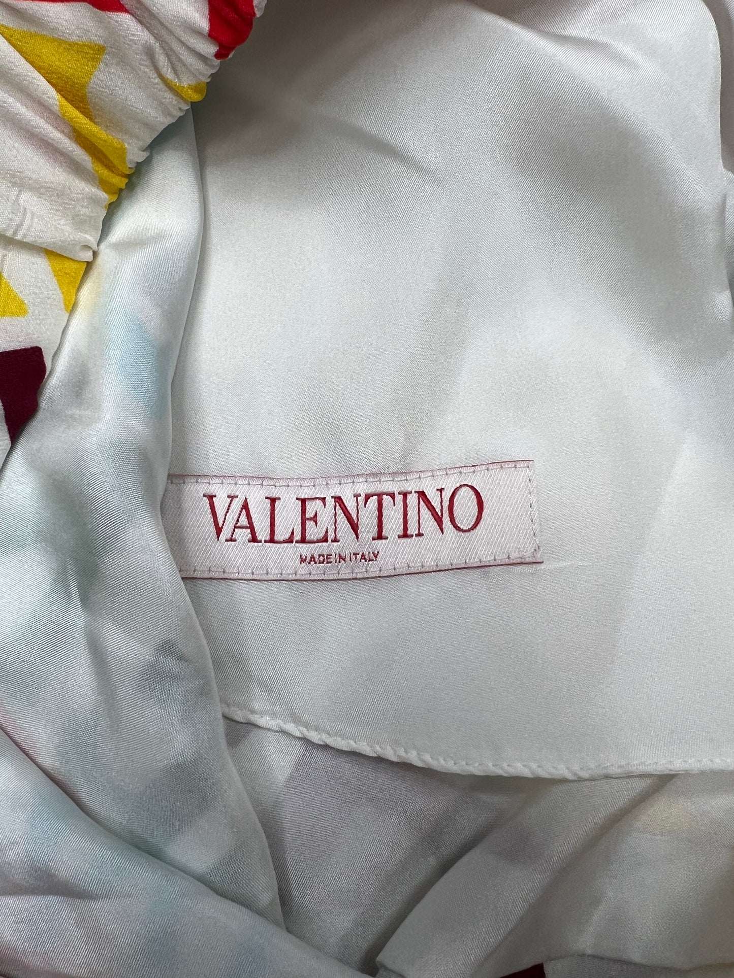 Valentino Luxury Rainbow Logo Shorts, Size: 42 / 6