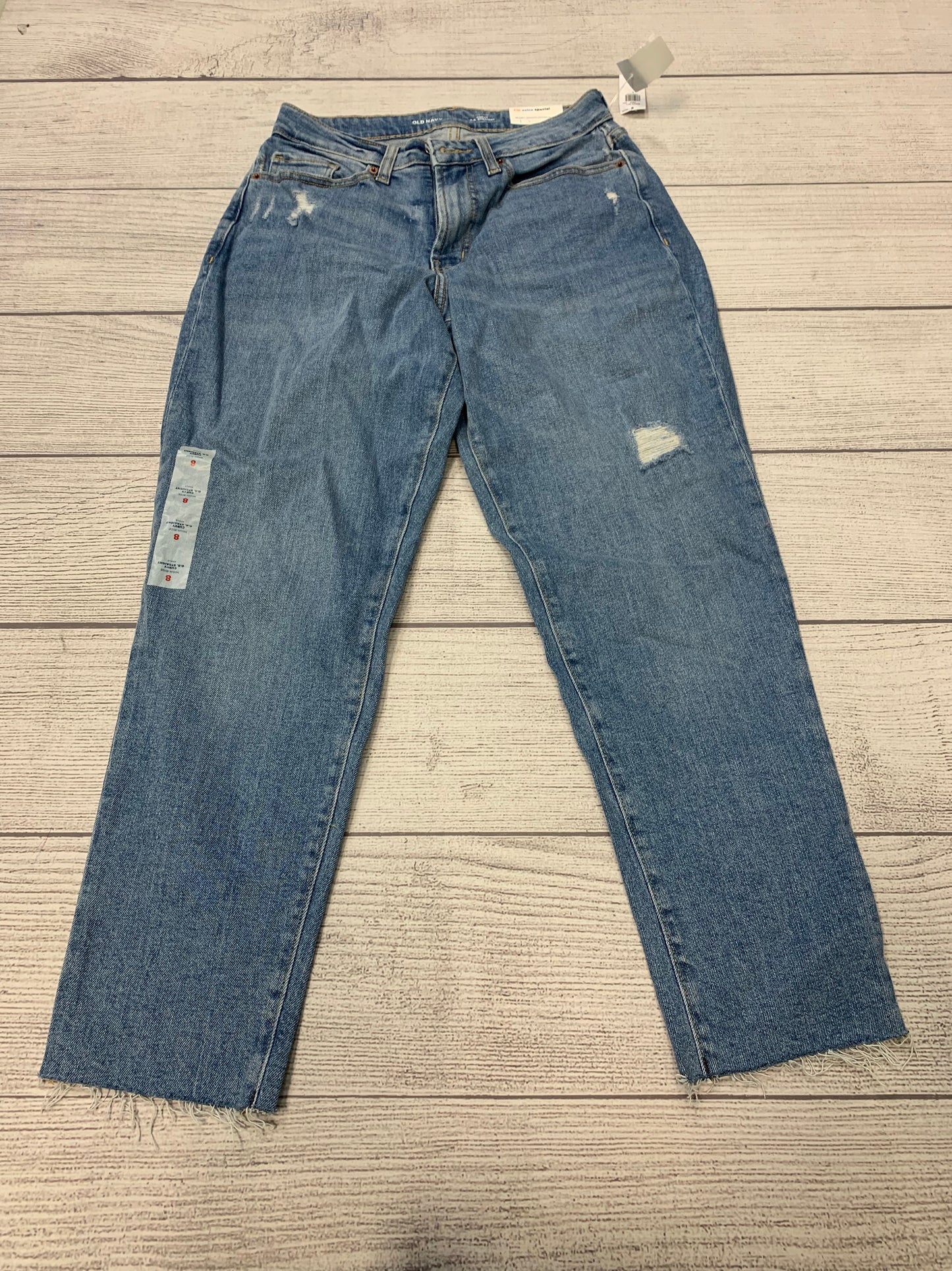 Blue Jeans Straight Old Navy, Size 8