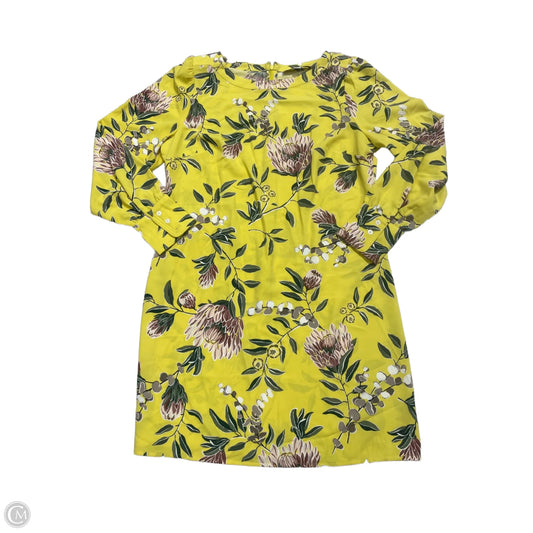 Dress Casual Short By Loft In Yellow, Size: Petite  Medium