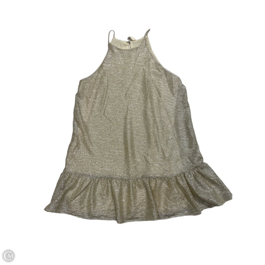 Dress Casual Short By Tyche In Gold, Size: M