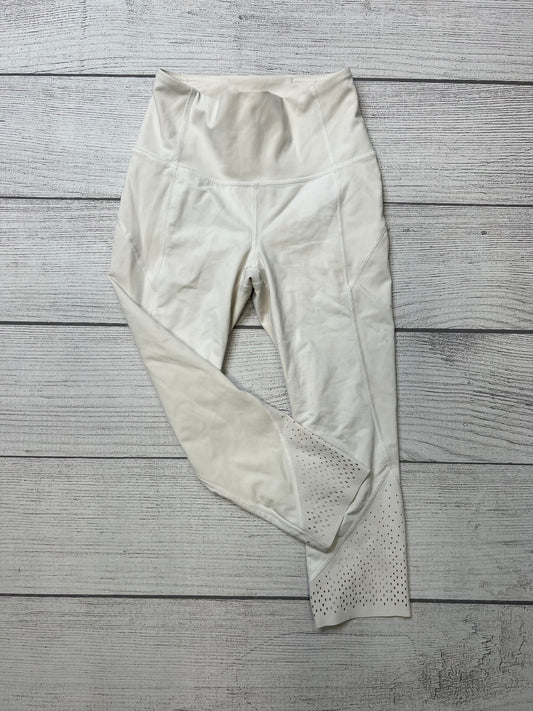 White Athletic Capris Lululemon, Size 4