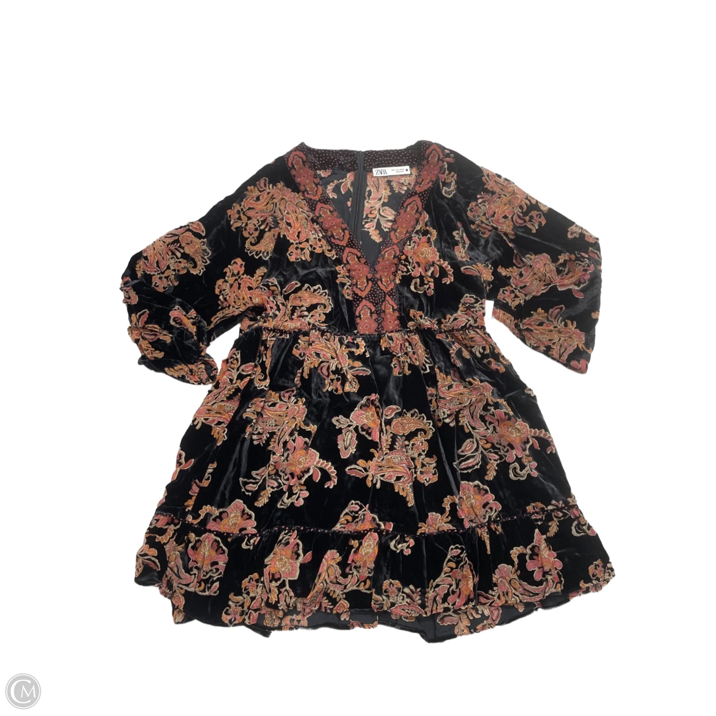 Dress Casual Short By Zara In Print, Size: L