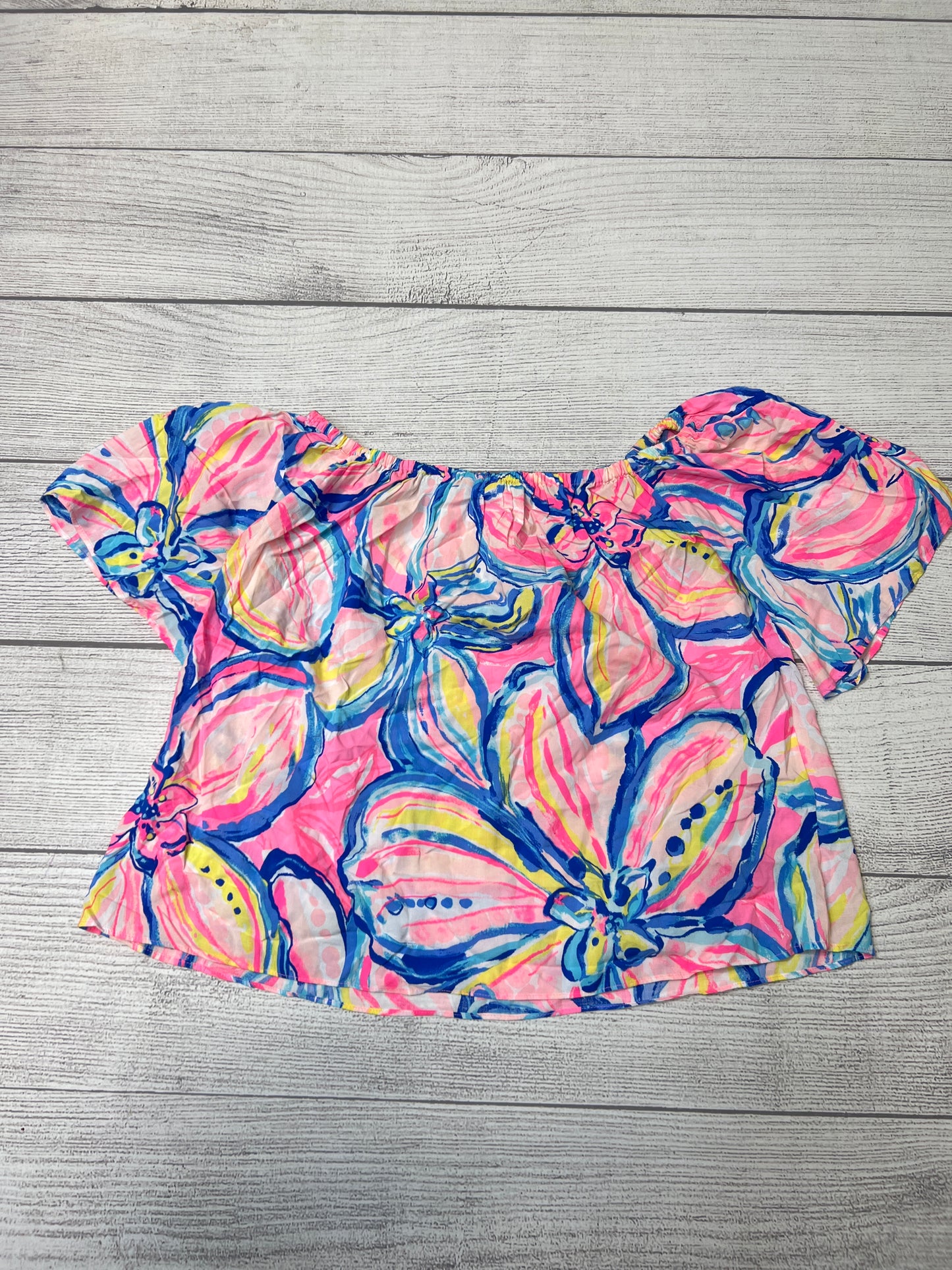 Pink Top Short Sleeve Lilly Pulitzer, Size S