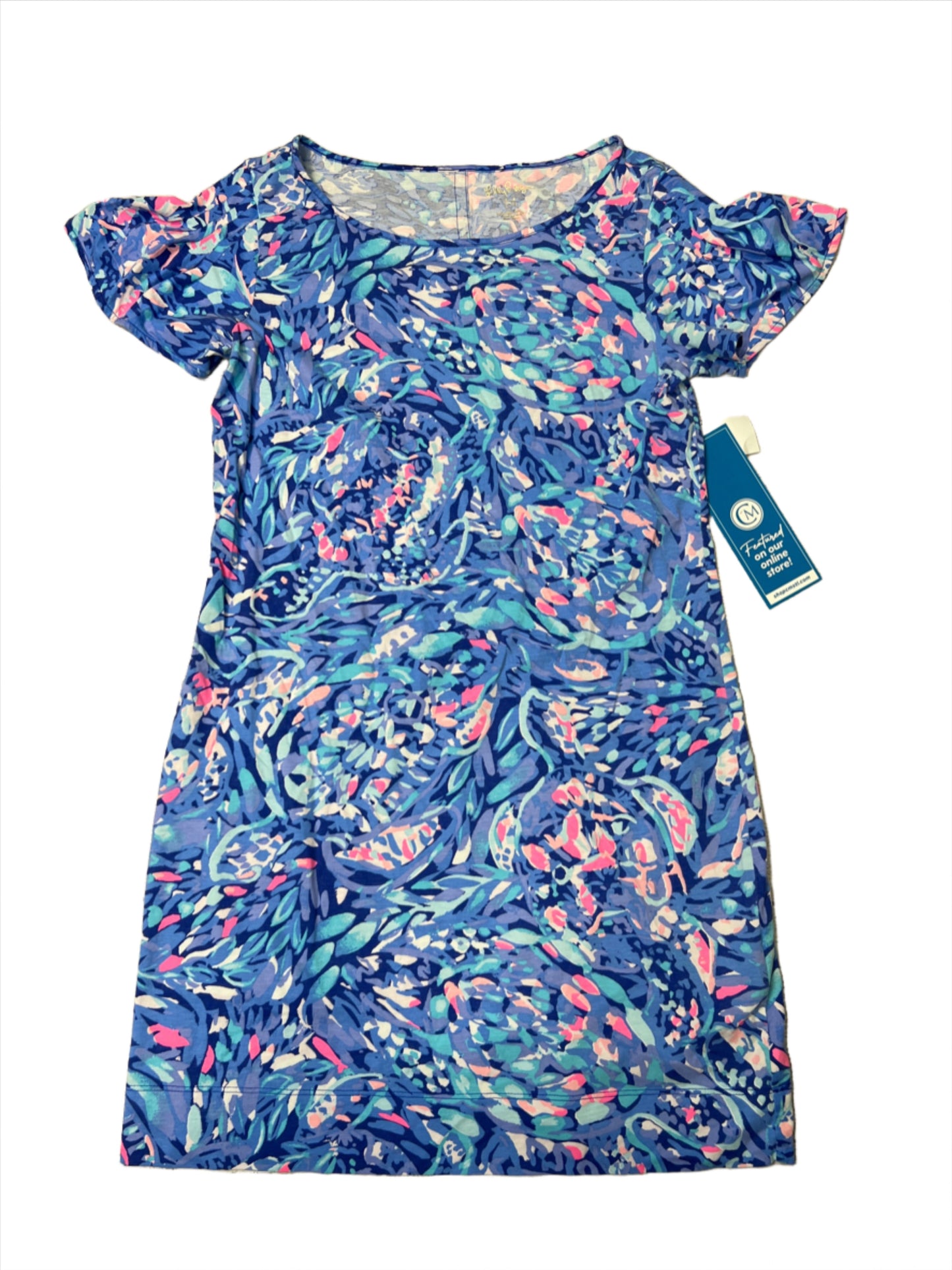 Blue Dress Casual Short Lilly Pulitzer, Size M