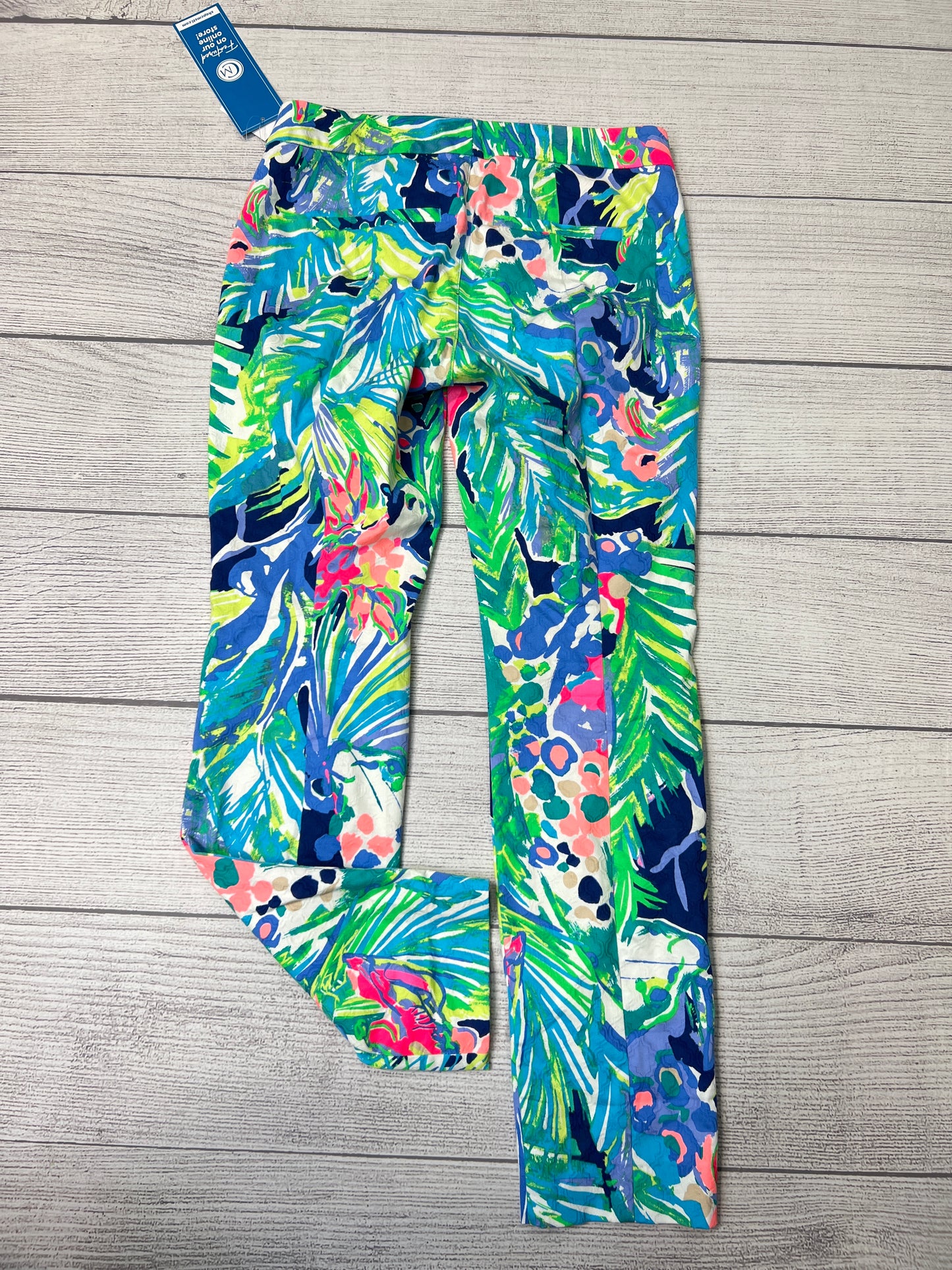Blue Green Pants Ankle Lilly Pulitzer, Size 2
