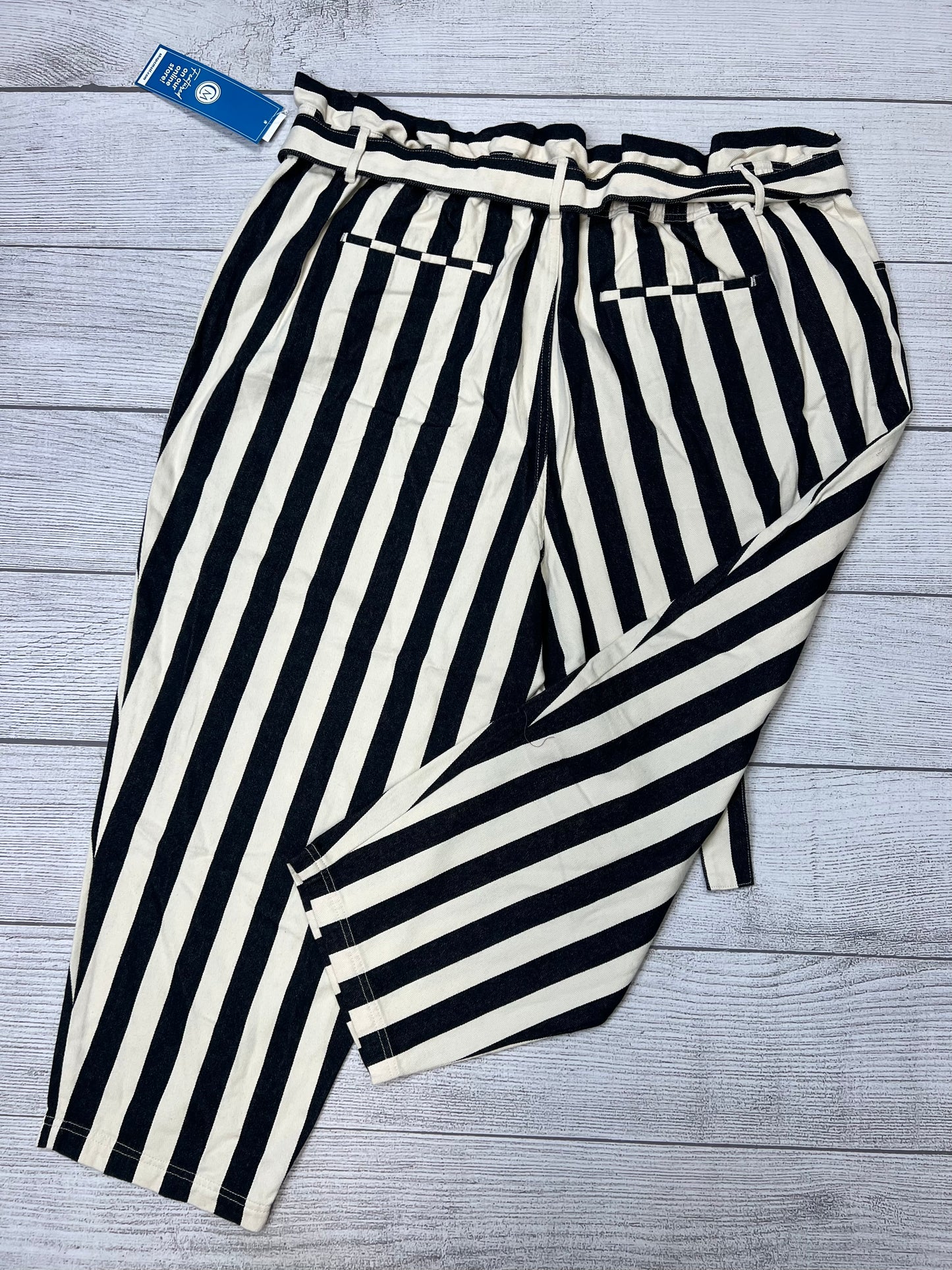 Striped Pants Ankle Who What Wear, Size 24