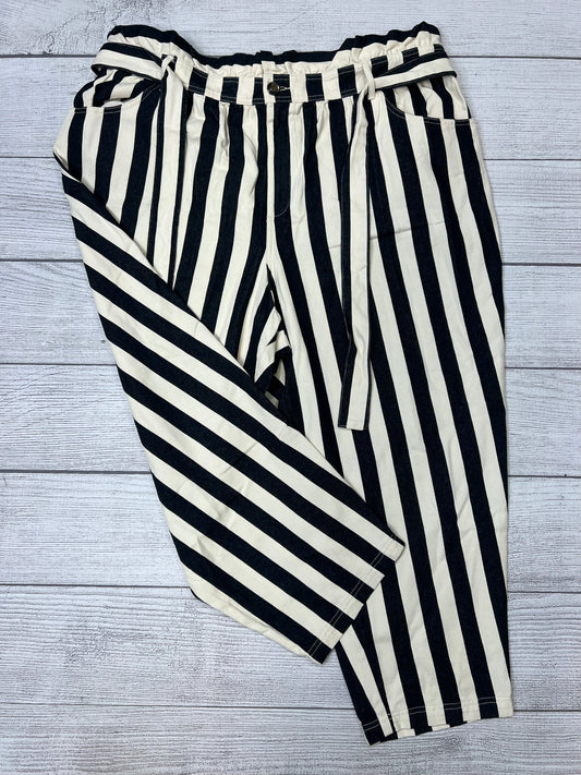 Striped Pants Ankle Who What Wear, Size 24