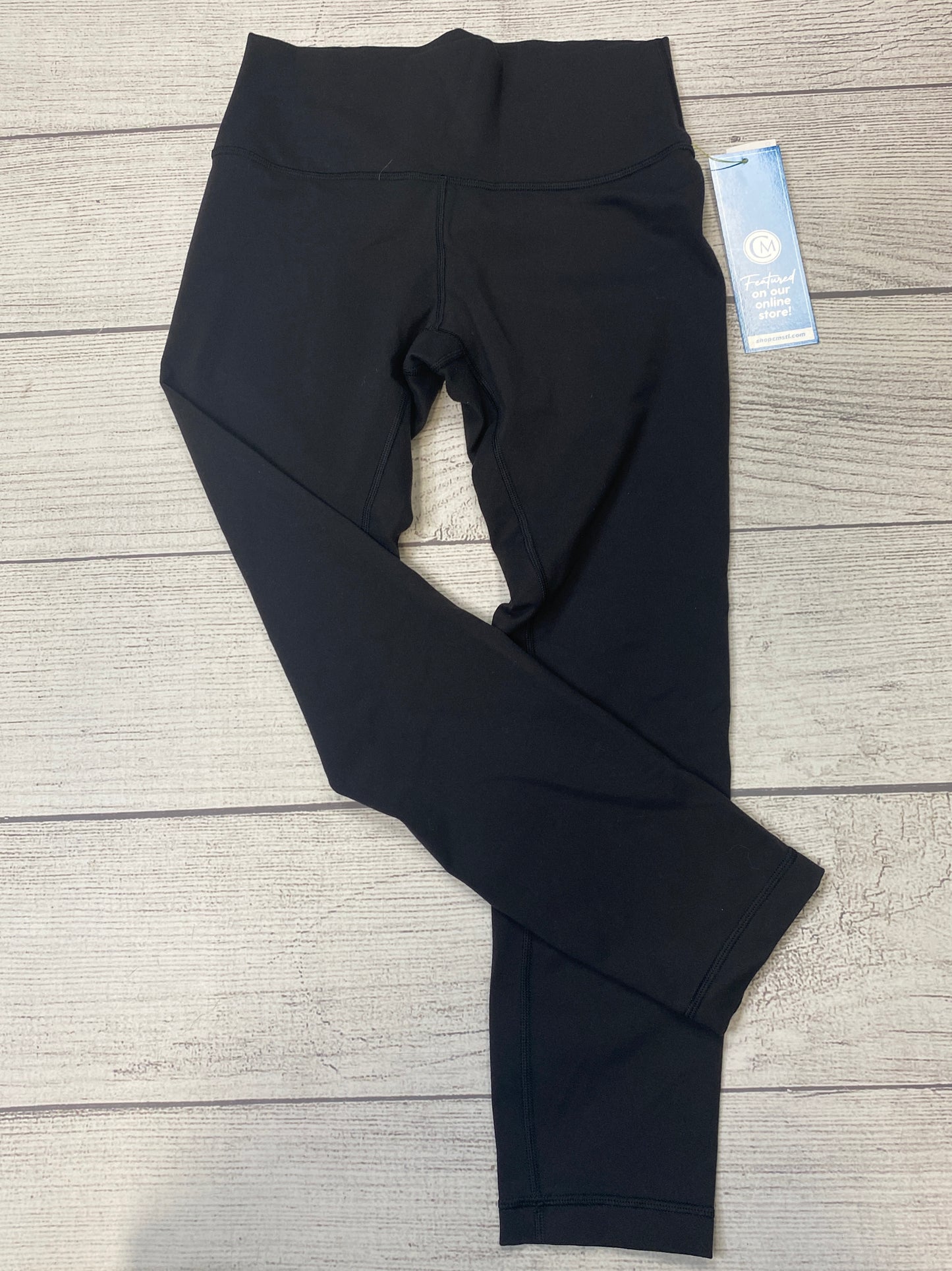 Black Athletic Leggings Lululemon, Size 8