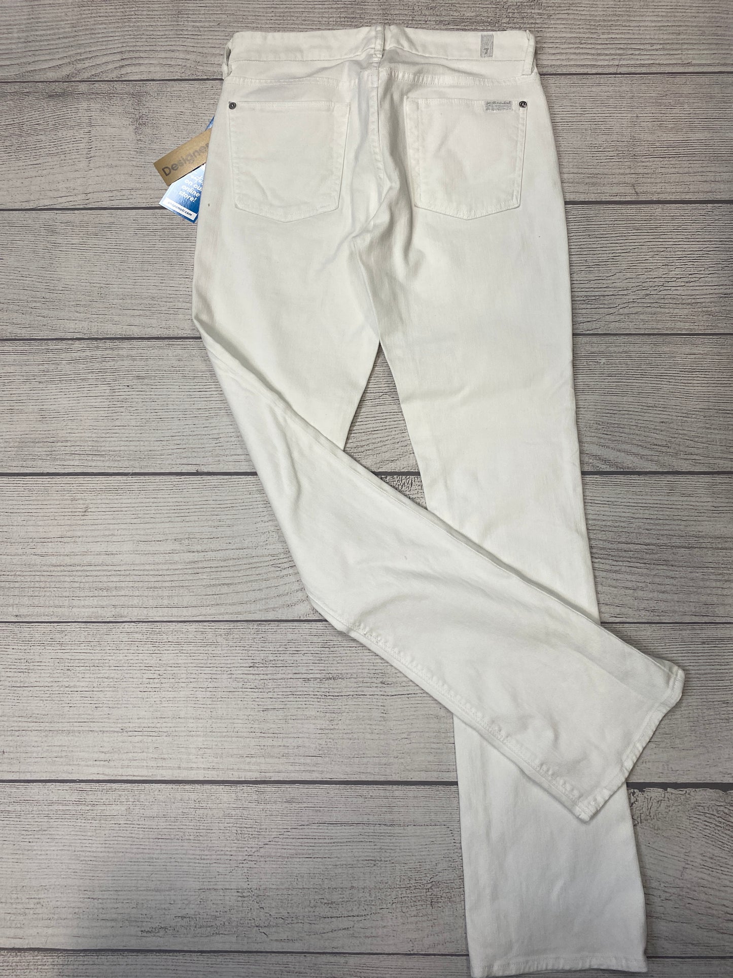 White Jeans Designer 7 For All Mankind, Size 6