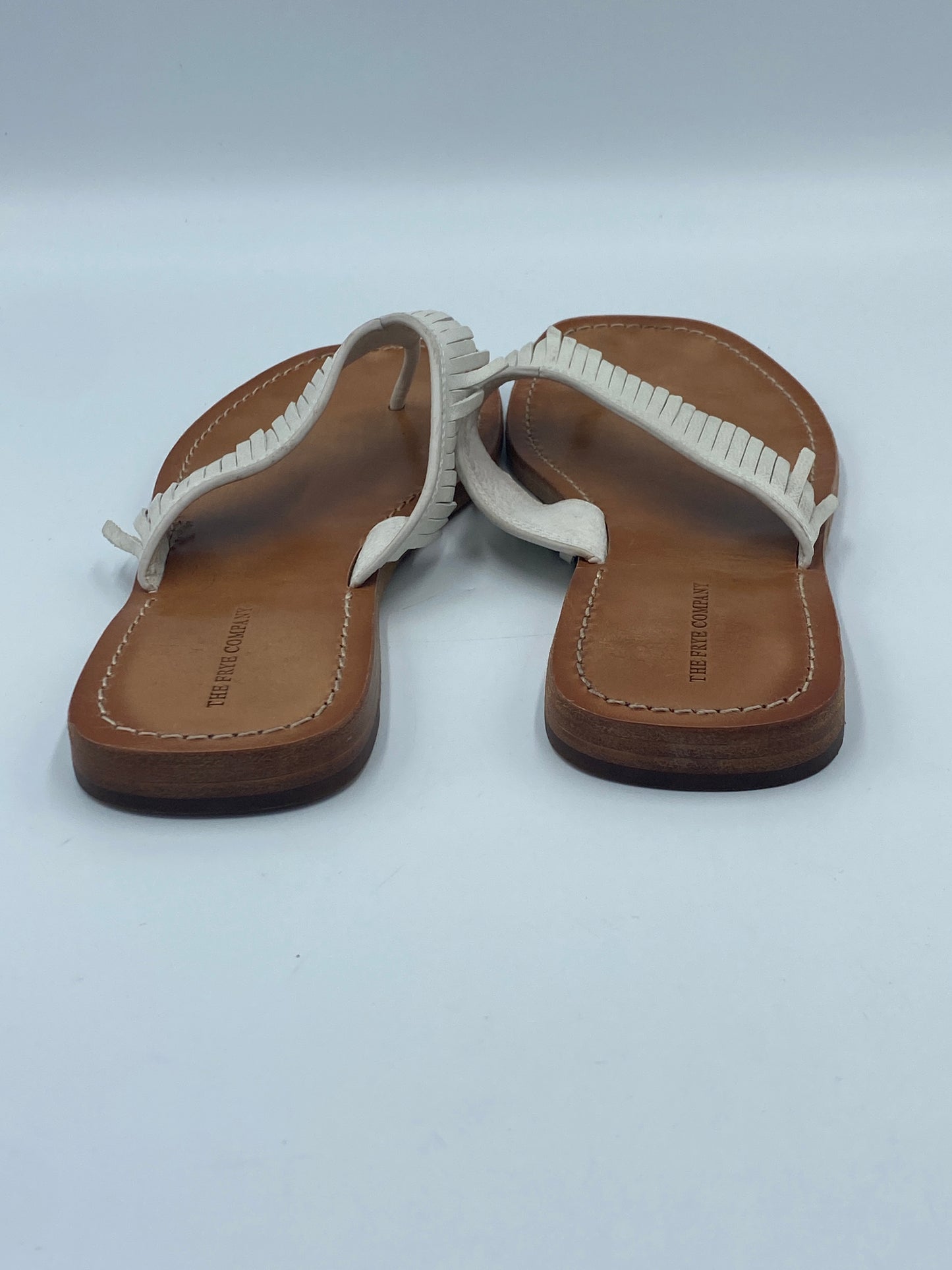 Brown Sandals Designer Frye, Size 8.5