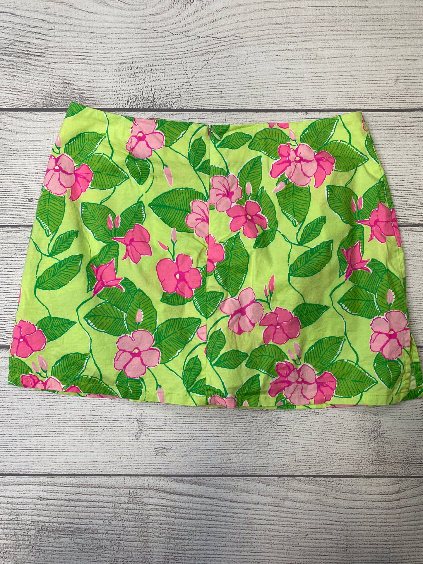 Pink Green Skirt Mini & Short Lilly Pulitzer, Size 10