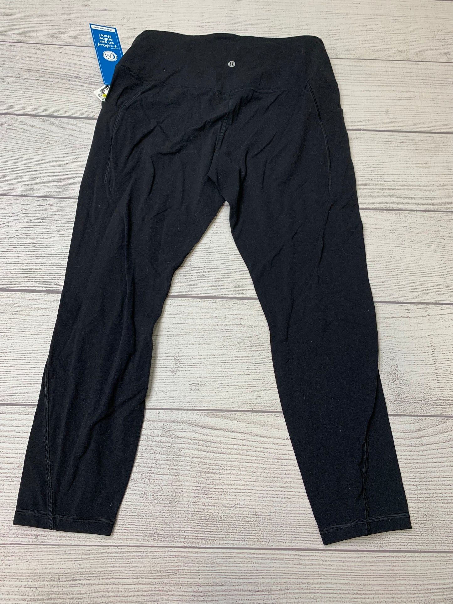 Black Athletic Leggings Lululemon, Size 12