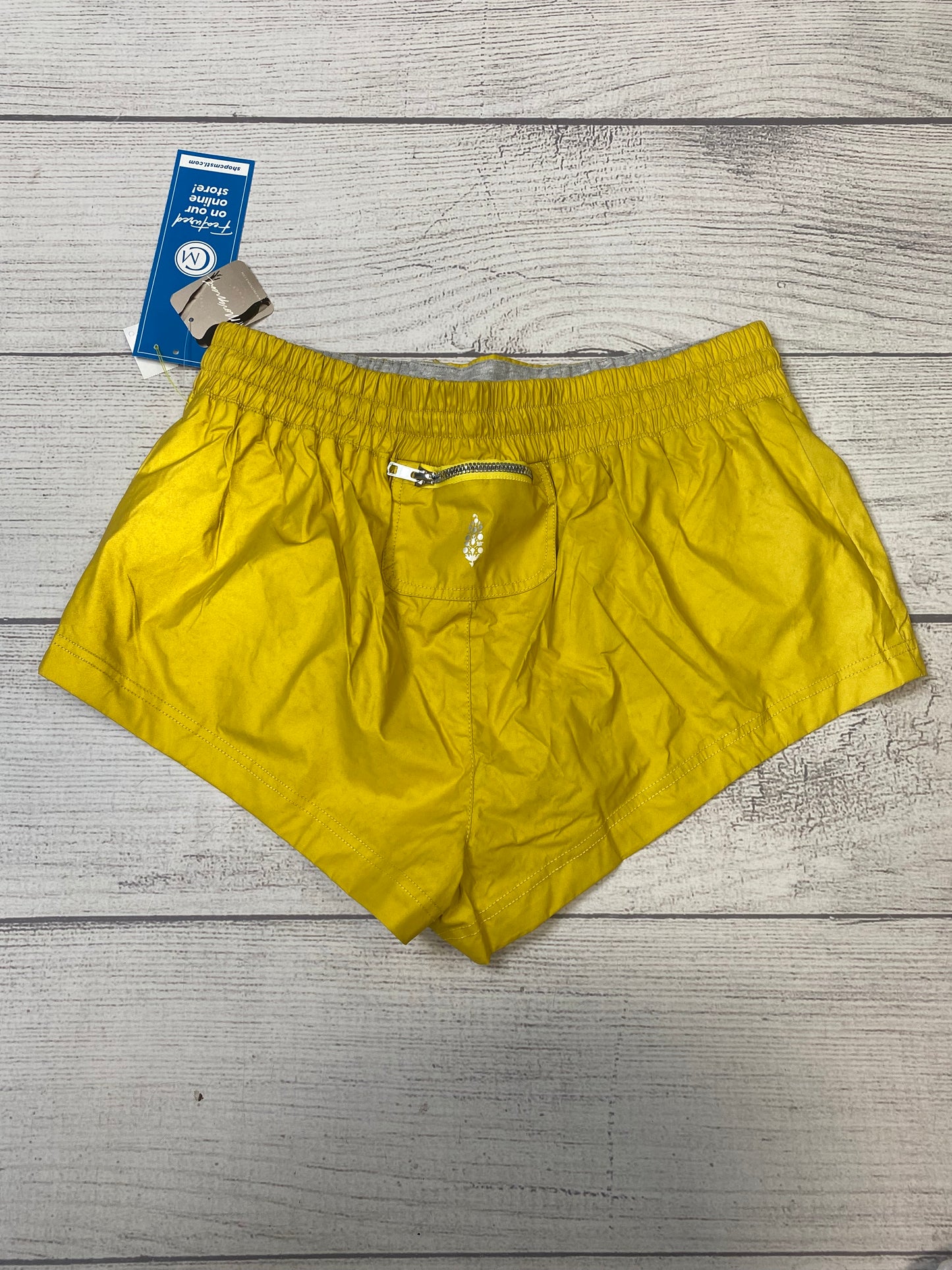 Yellow Athletic Shorts Free People, Size S