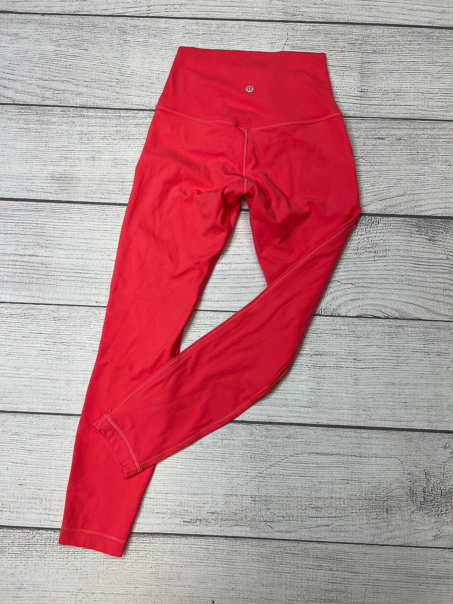 Coral Athletic Leggings Lululemon, Size 4