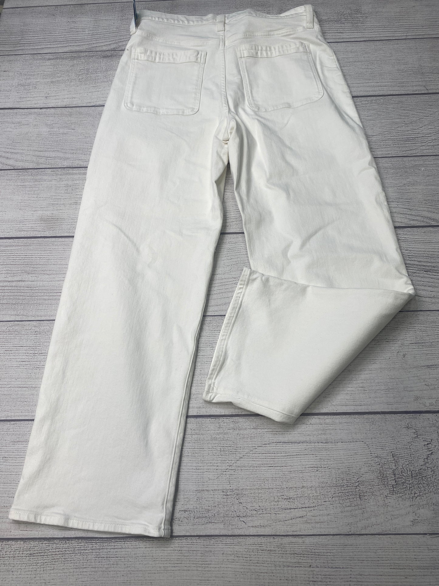 White Jeans Designer Madewell, Size 12tall