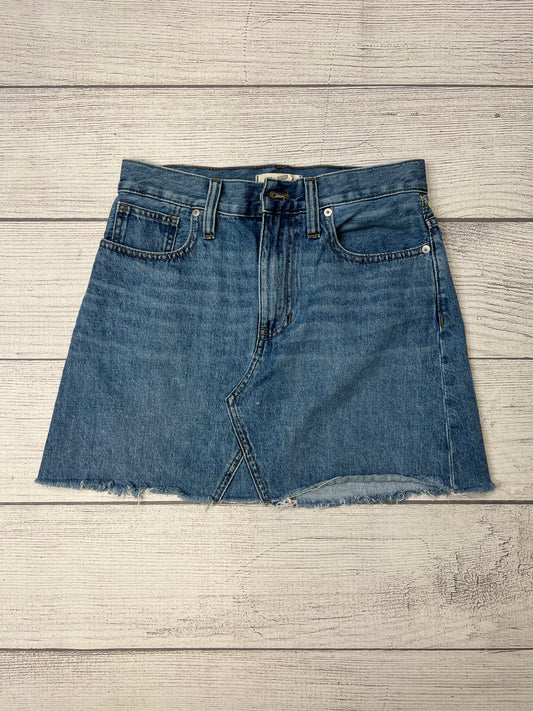 Skirt Mini & Short By Madewell In Denim, Size: 2