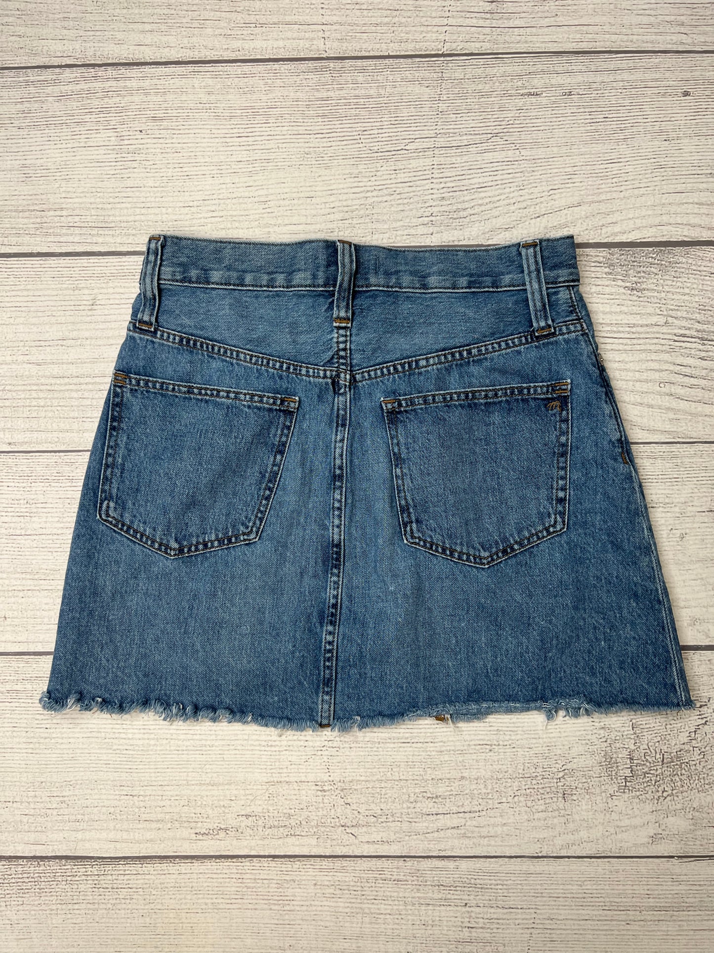 Skirt Mini & Short By Madewell In Denim, Size: 2