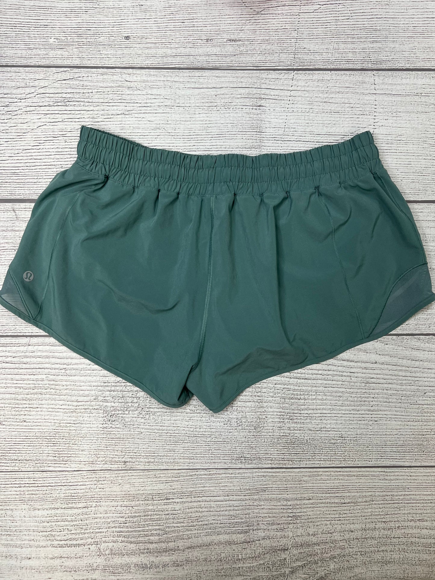 Athletic Shorts By Lululemon In Green, Size: 10