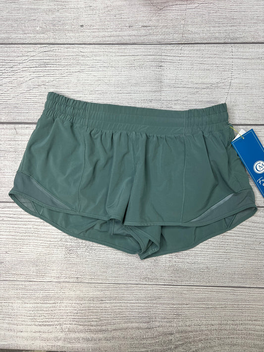 Athletic Shorts By Lululemon In Green, Size: 10