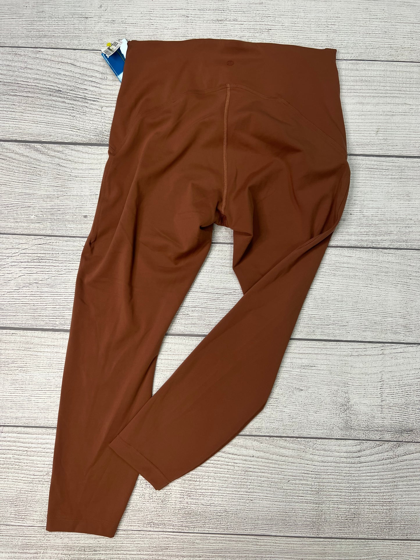 Athletic Leggings By Lululemon In Brown, Size: 12