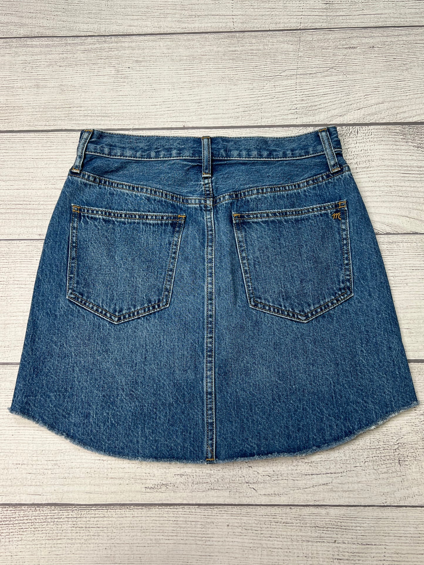 Skirt Mini & Short By Madewell In Denim, Size: 2