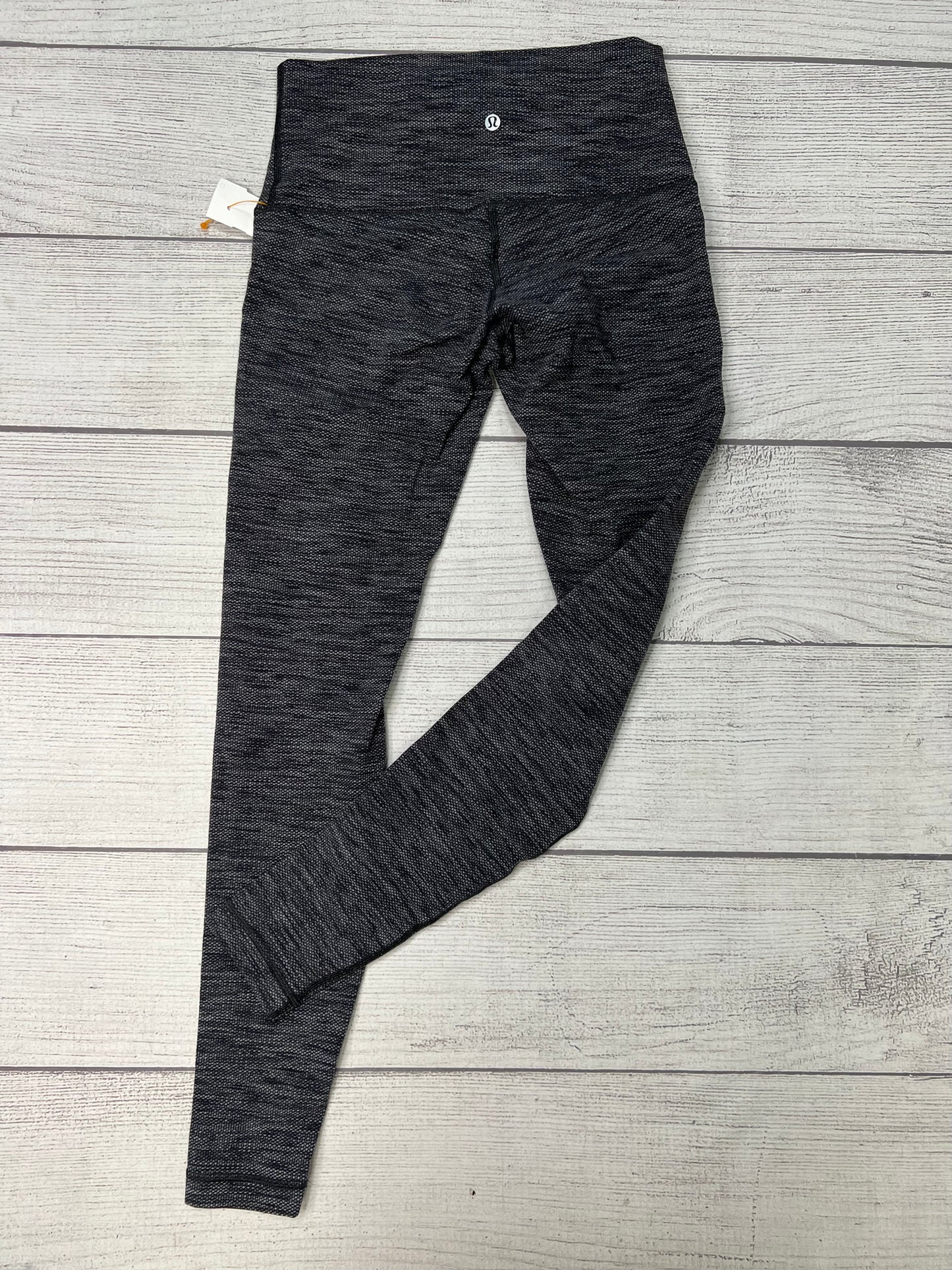 Athletic Leggings By Lululemon In Grey, Size: 8