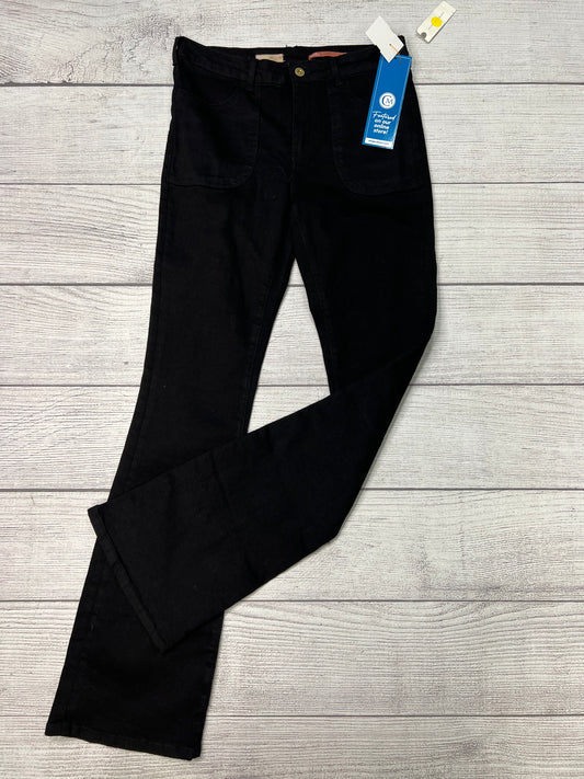 Jeans Flared By Pilcro In Black, Size: 6long