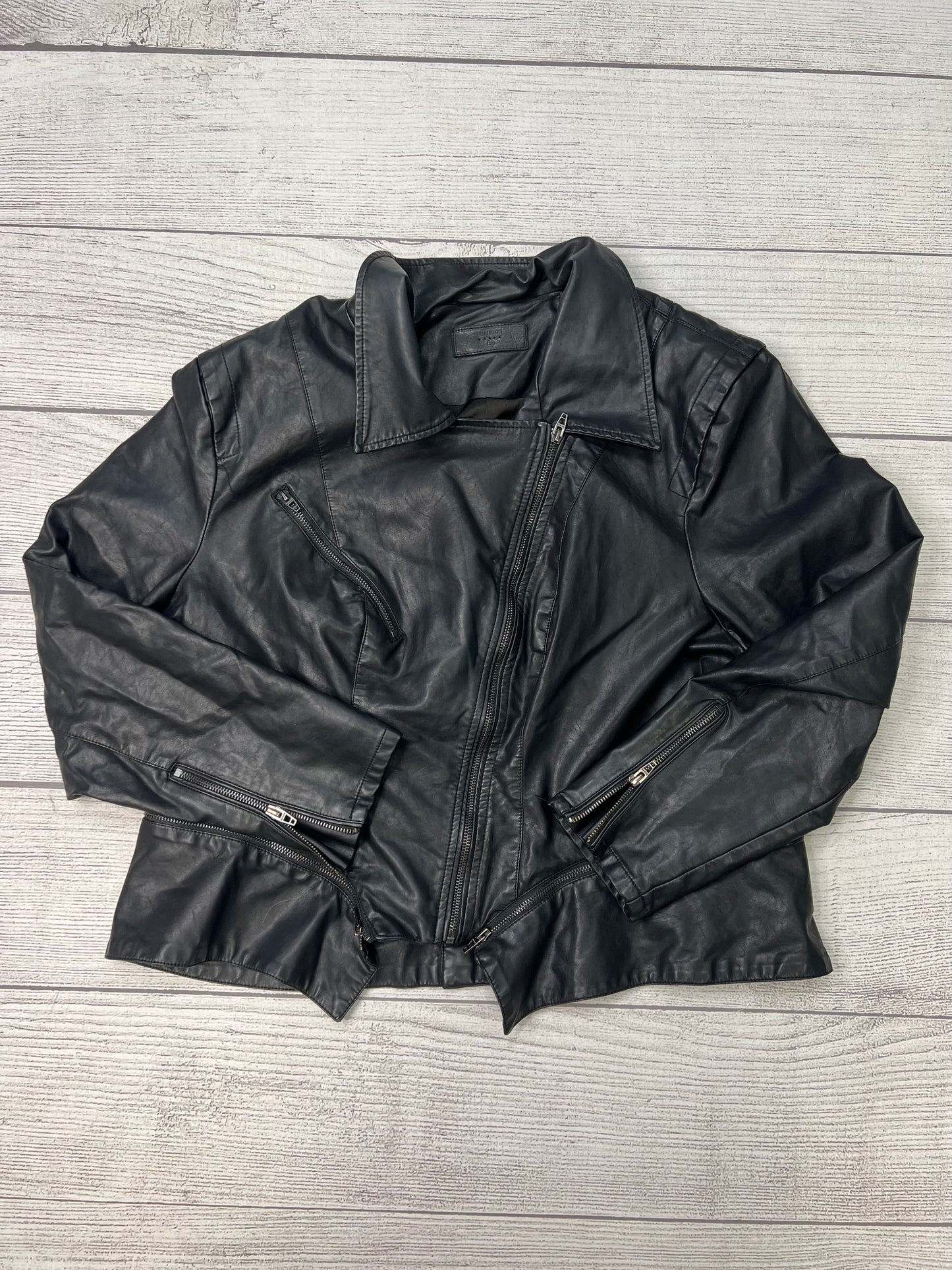 Jacket Leather By Blanknyc In Black, Size: 3x