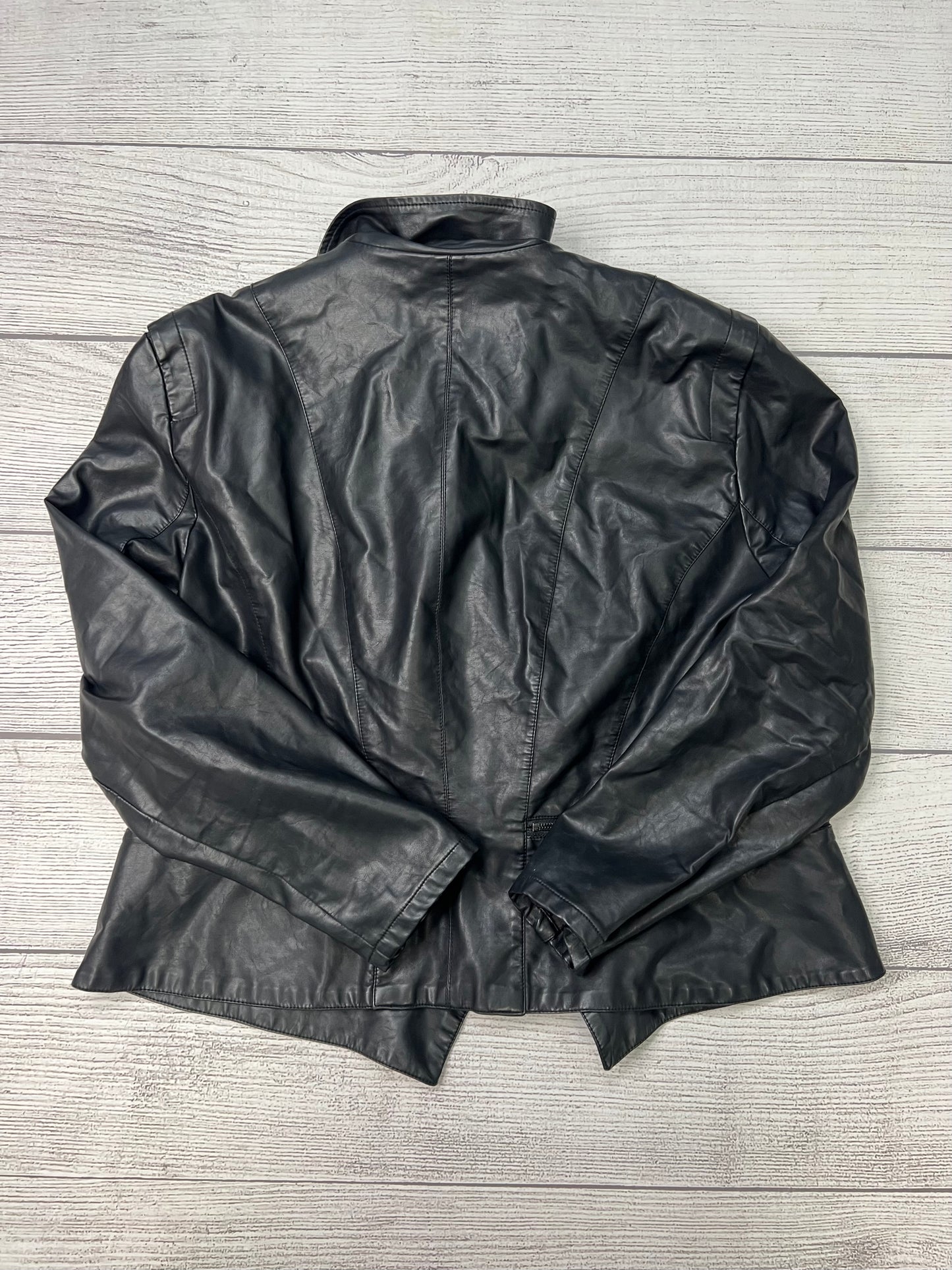 Jacket Leather By Blanknyc In Black, Size: 3x