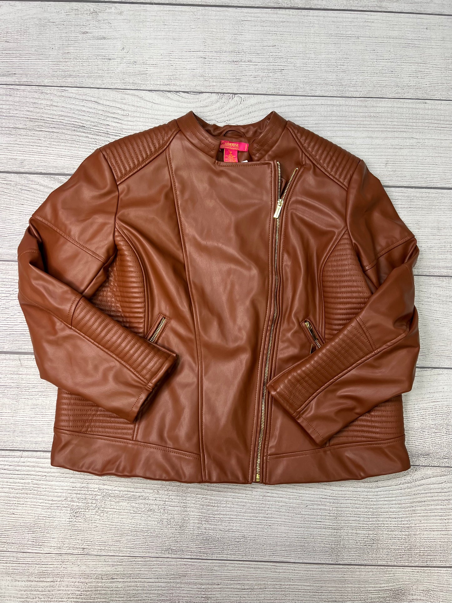 Jacket Other By Catherine Malandrino In Brown, Size: 1x