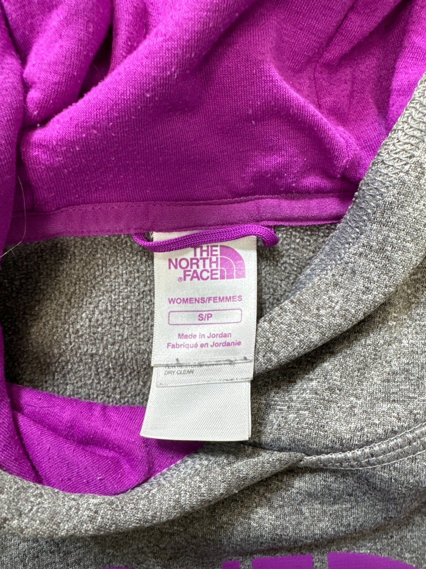 Athletic Sweatshirt Hoodie By The North Face In Grey, Size: S