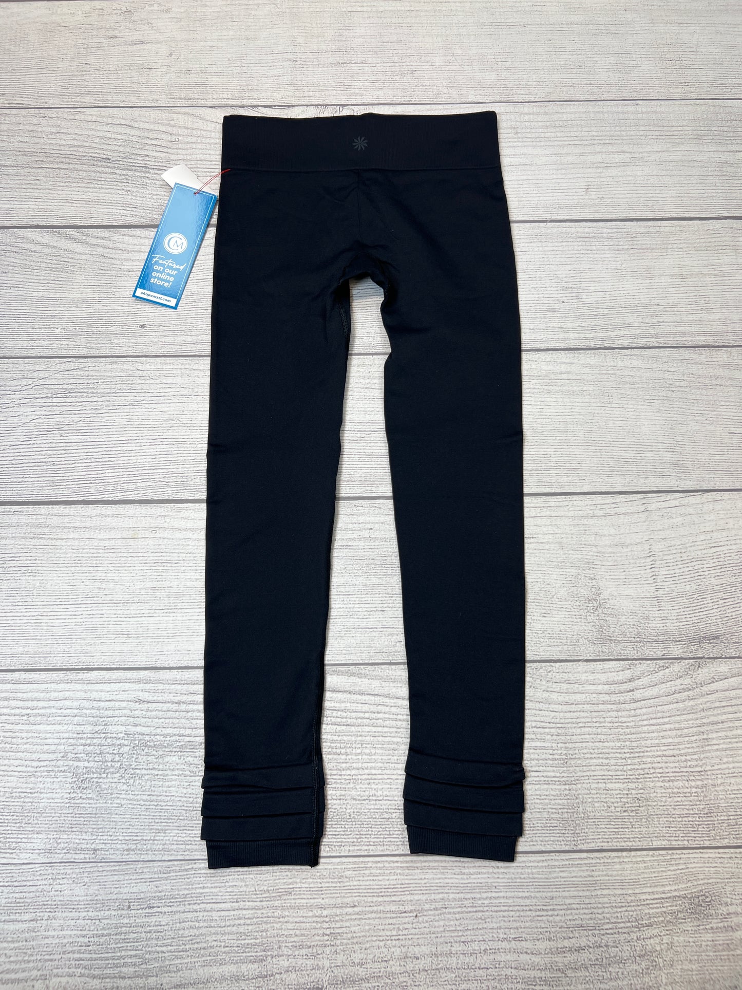 Athletic Leggings By Athleta In Black, Size: M