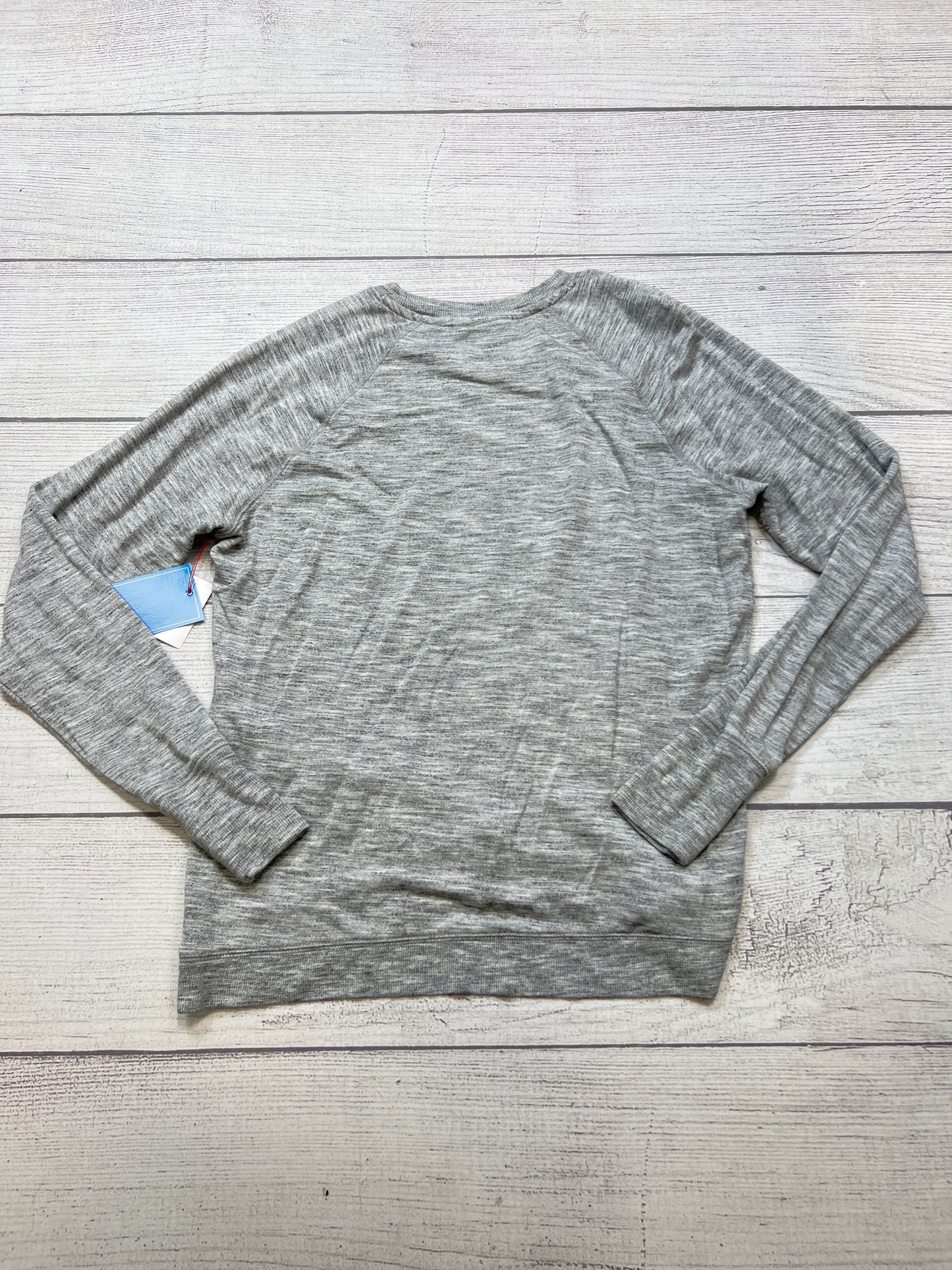 Athletic Top Long Sleeve Crewneck By Athleta In Grey, Size: S