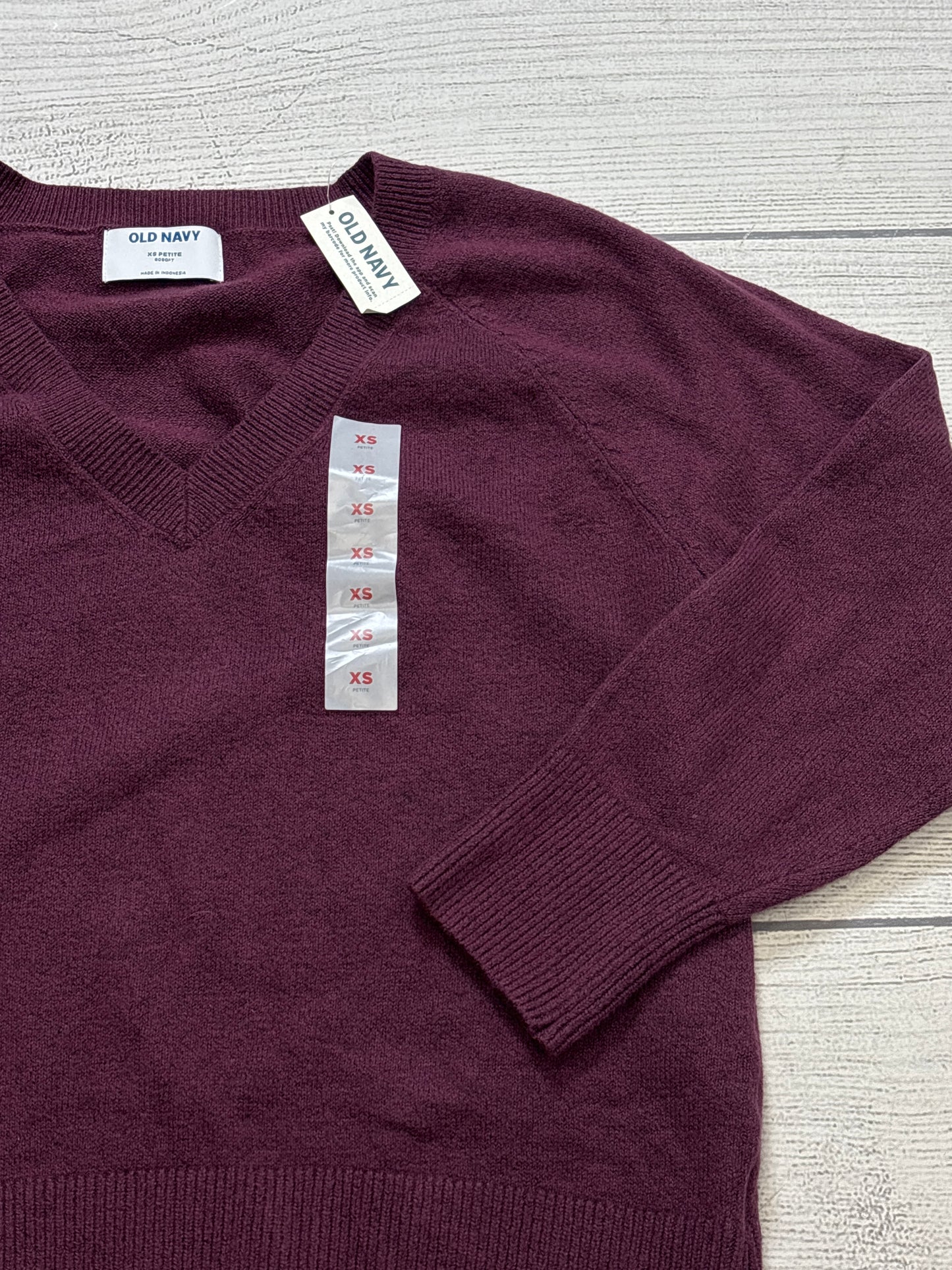 Sweater By Old Navy In Red, Size: Xsp