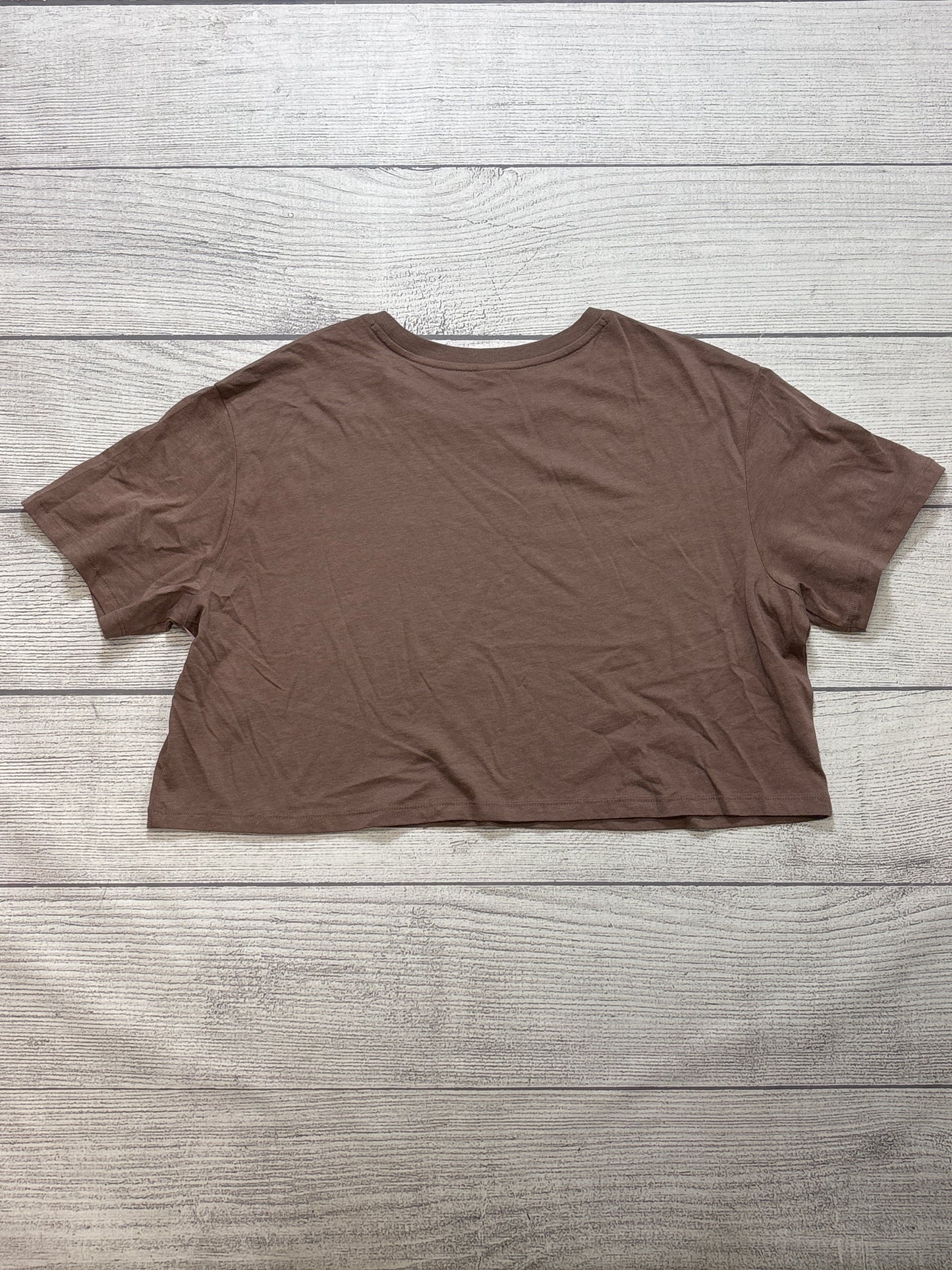 Top Short Sleeve Basic By Bp In Brown, Size: L