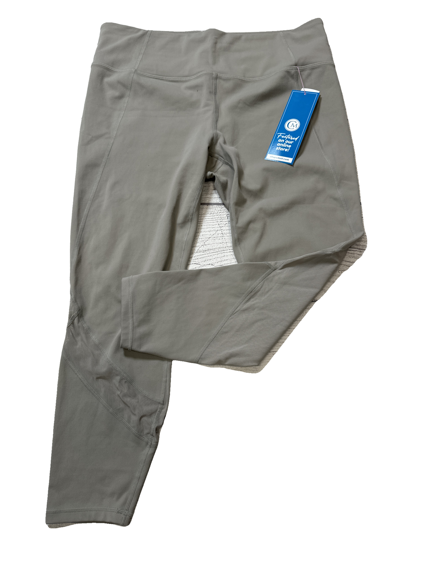 Athletic Leggings By Athleta In Grey, Size: Xl