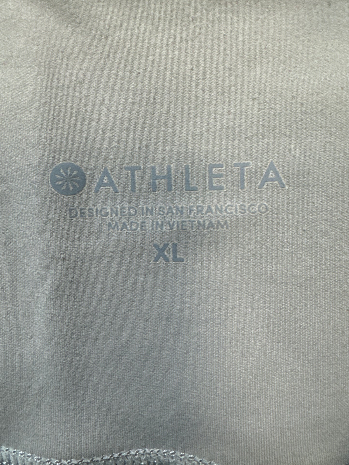 Athletic Leggings By Athleta In Grey, Size: Xl