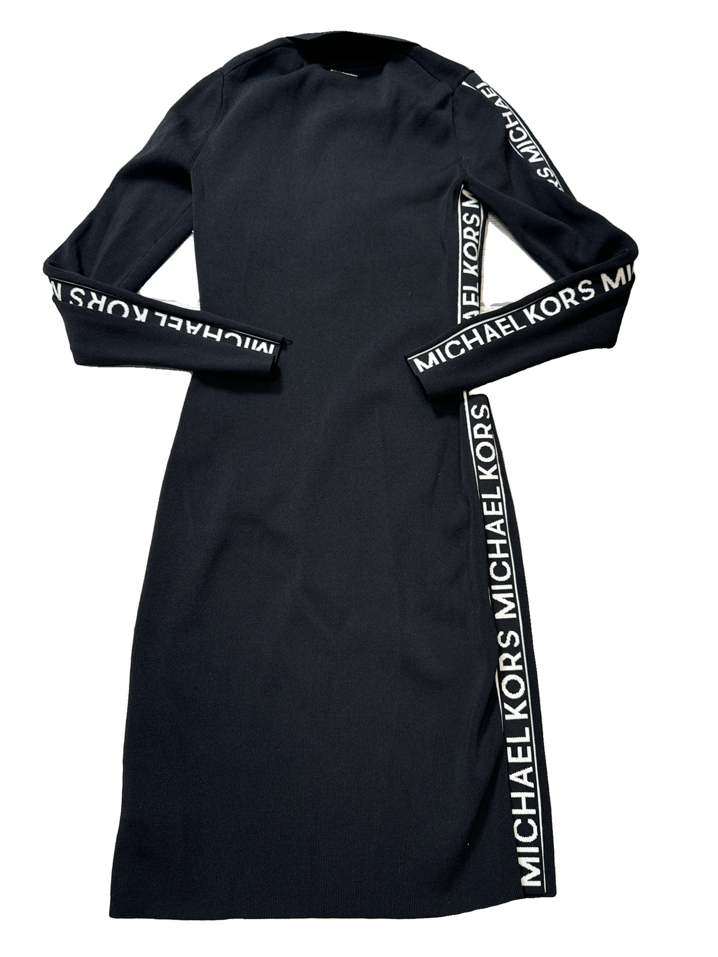 Dress Casual Midi By Michael Kors In Black, Size: S