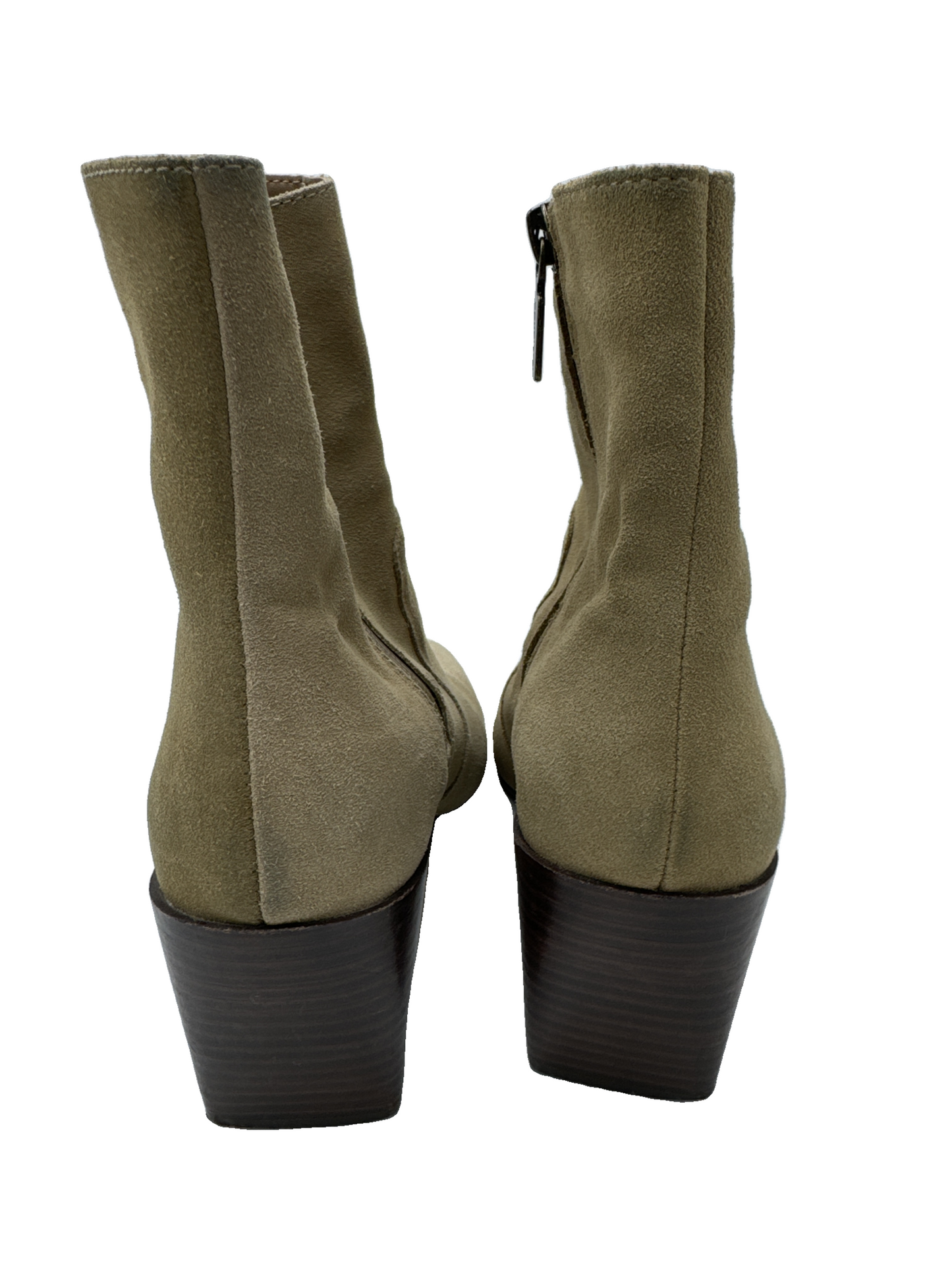 Boots Ankle Heels By Blondo In Tan, Size: 8