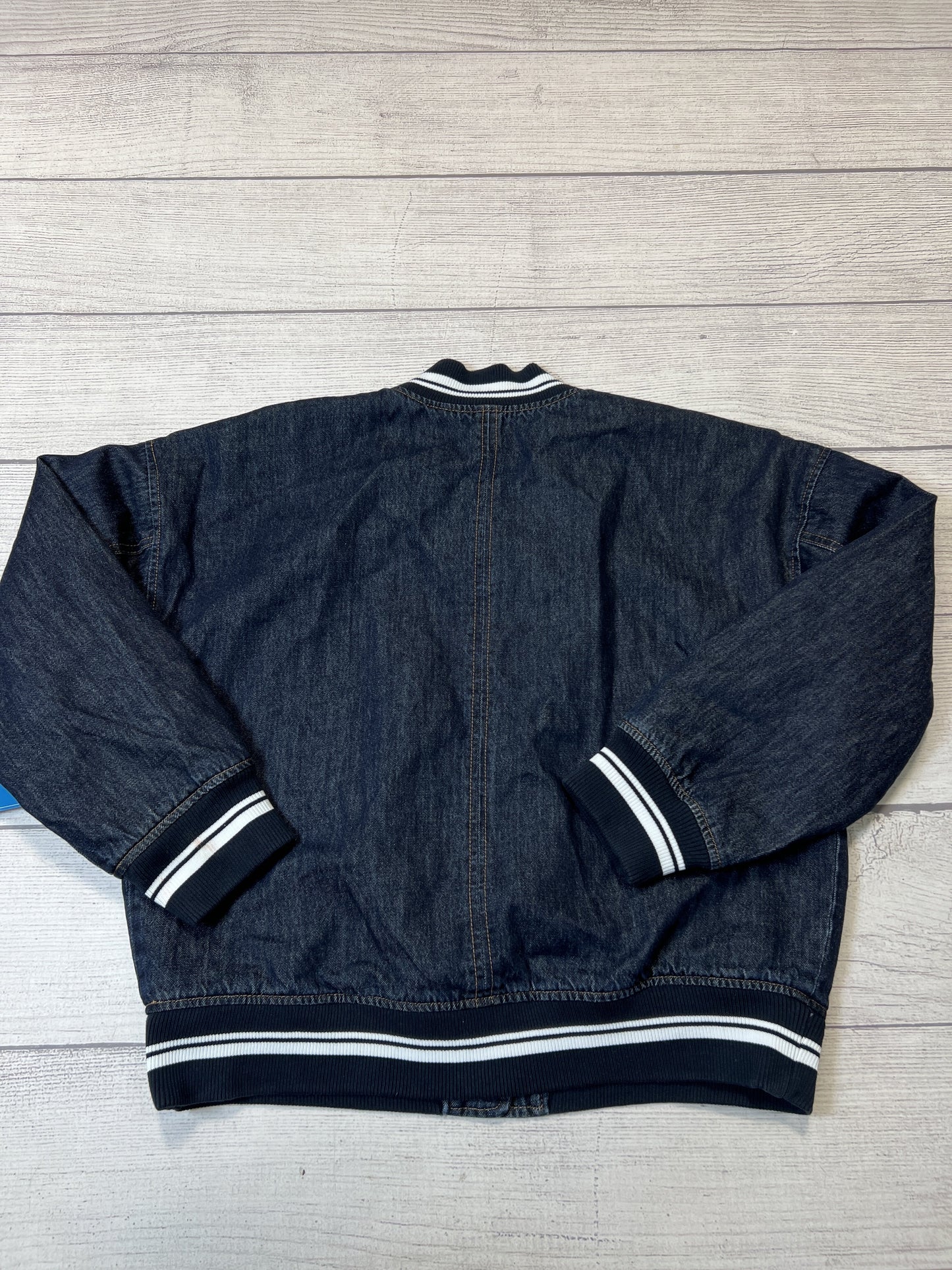 New! Jacket Denim By Old Navy  Size: L