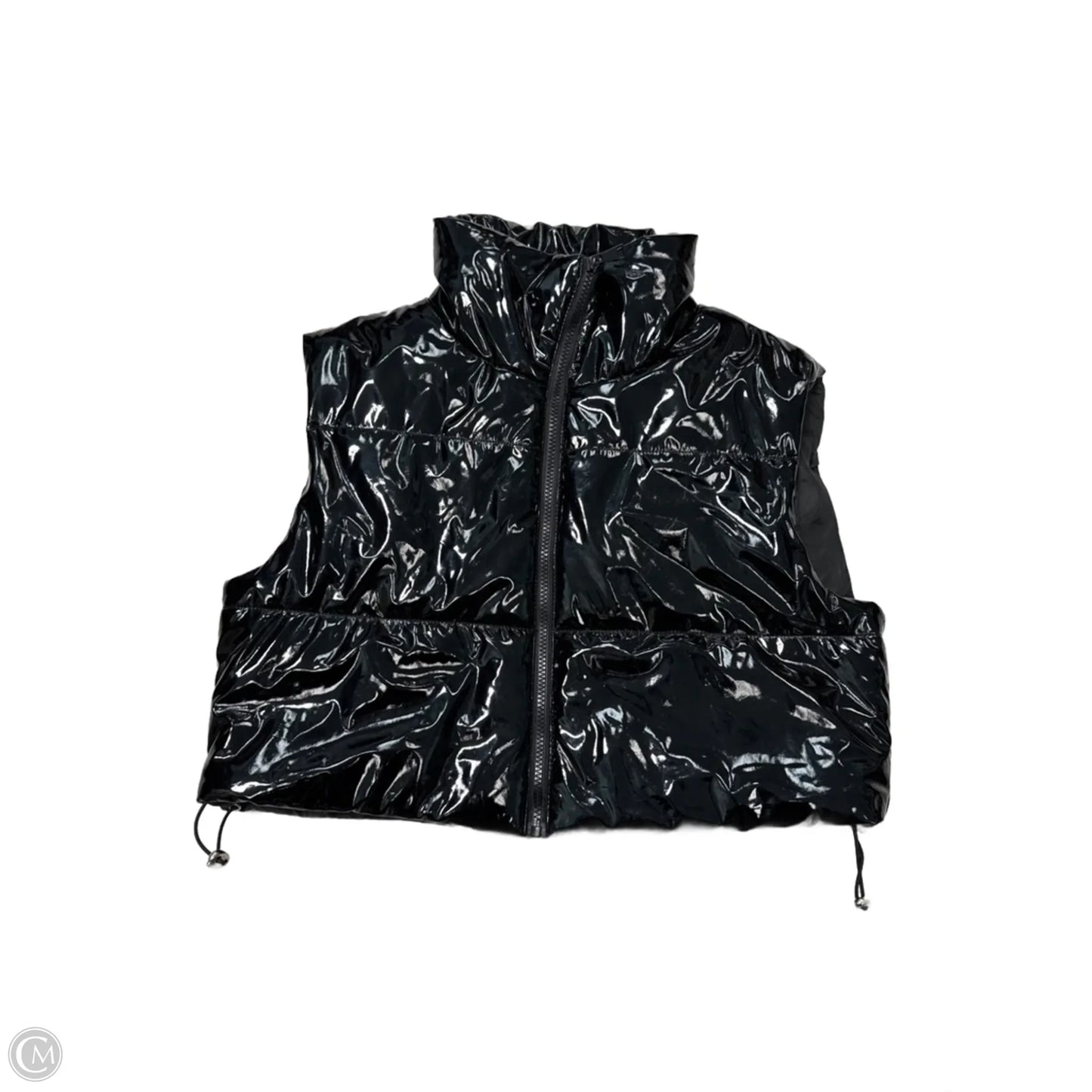 Vest Puffer & Quilted By Daisy In Black, Size: L