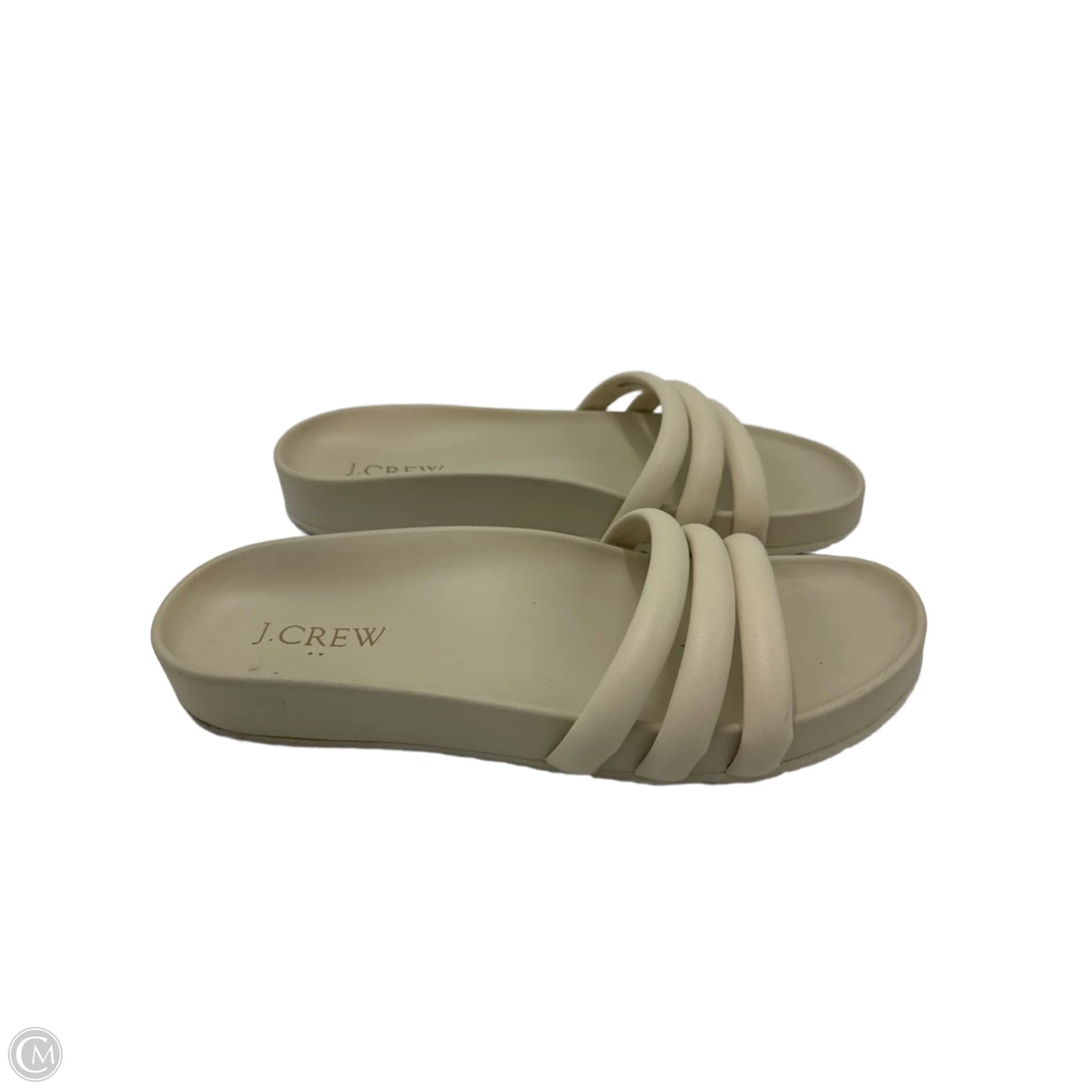 Sandals Flats By J. Crew In Beige, Size: 7