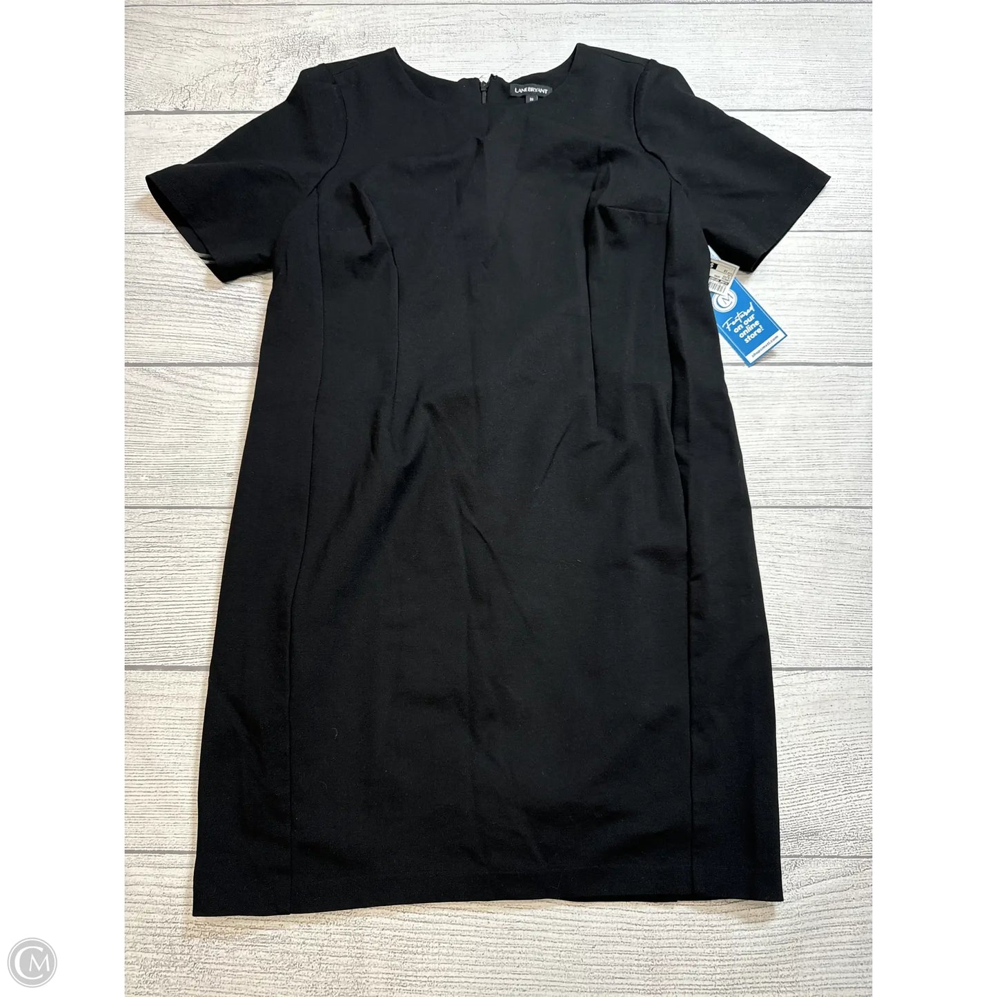 Dress Work By Lane Bryant In Black, Size: 1x