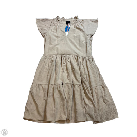 Dress Casual Short By Alex Marie In Tan, Size: L