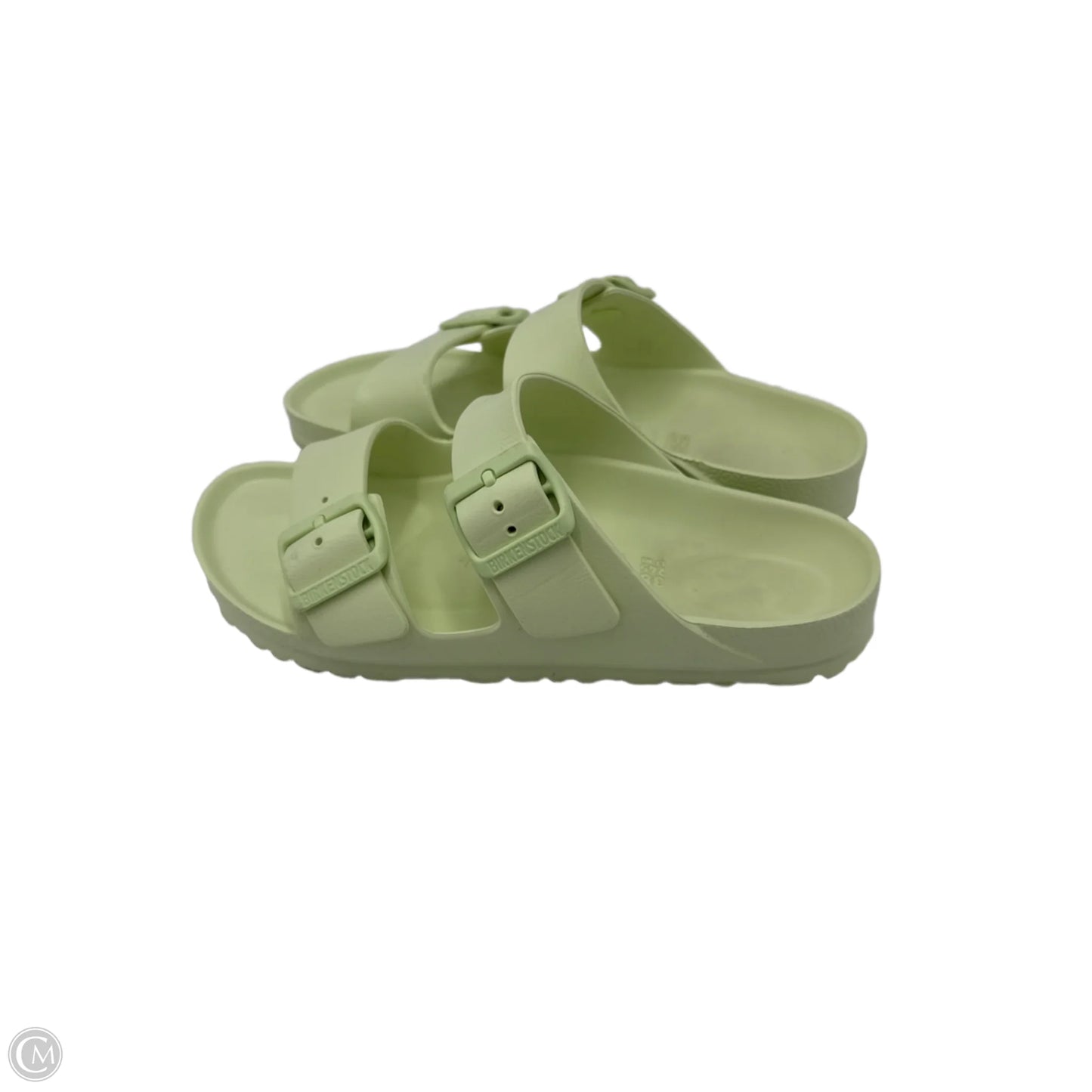 Sandals Flats By Birkenstock In Green, Size: 7