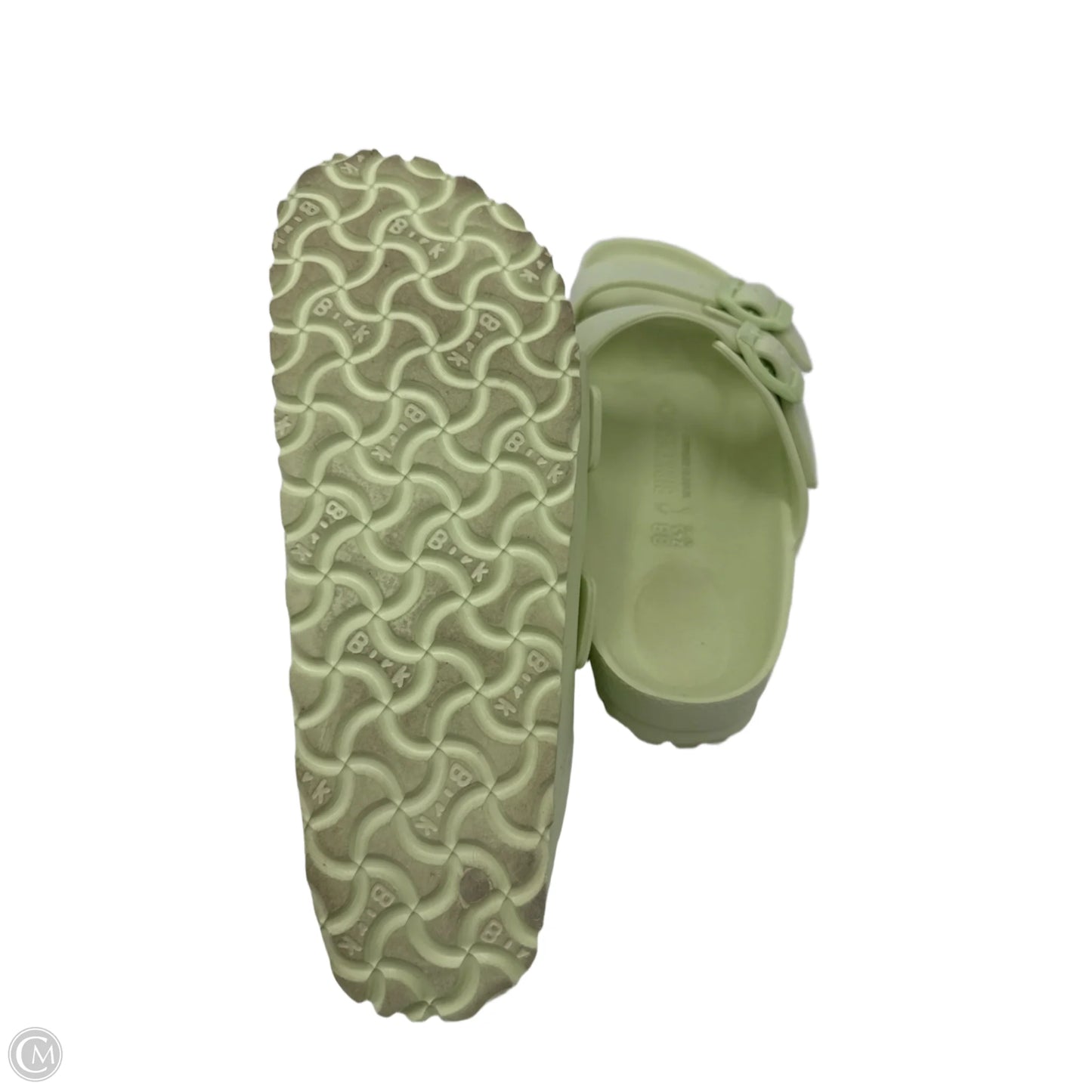 Sandals Flats By Birkenstock In Green, Size: 7